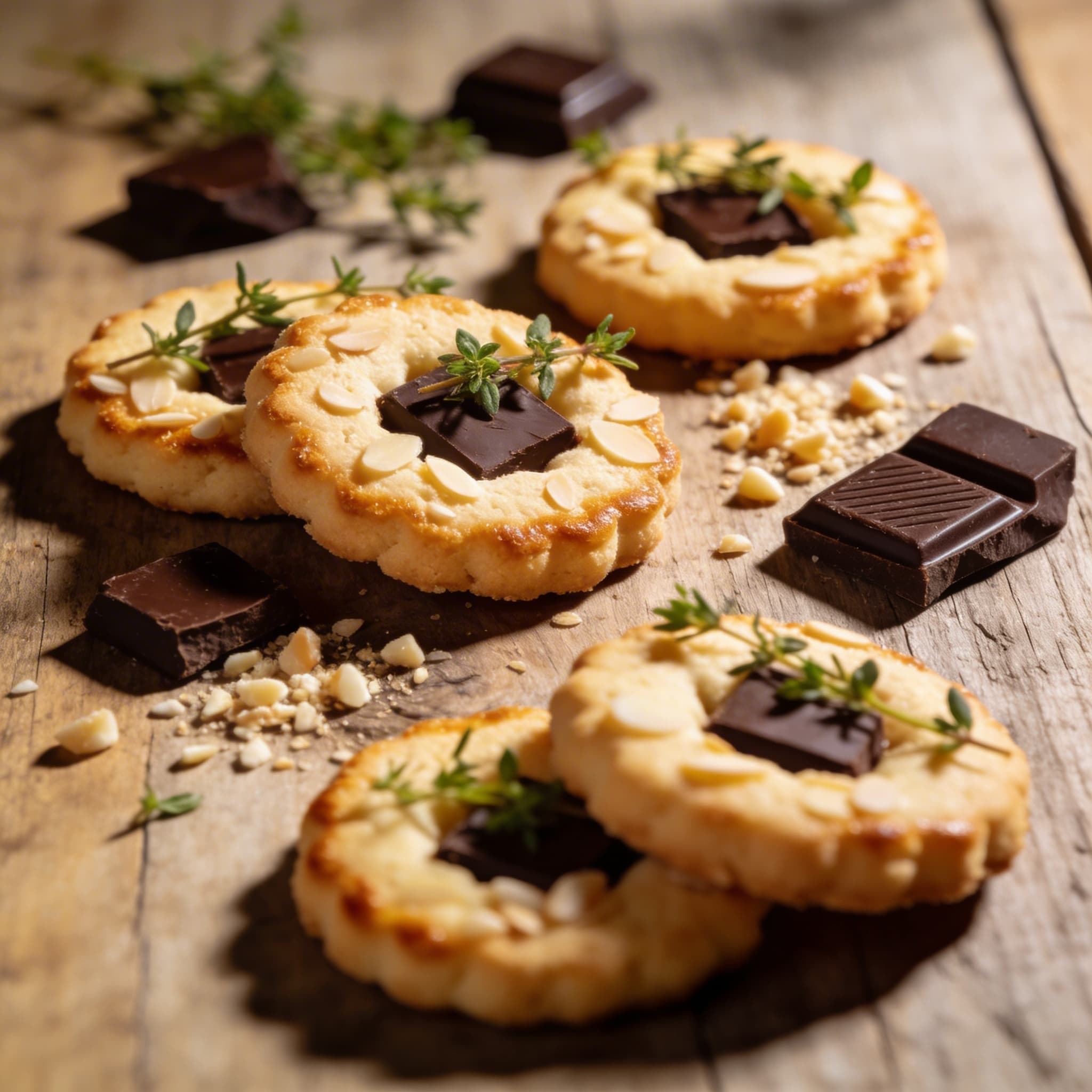 Schoko-Mandel-Sterne backen