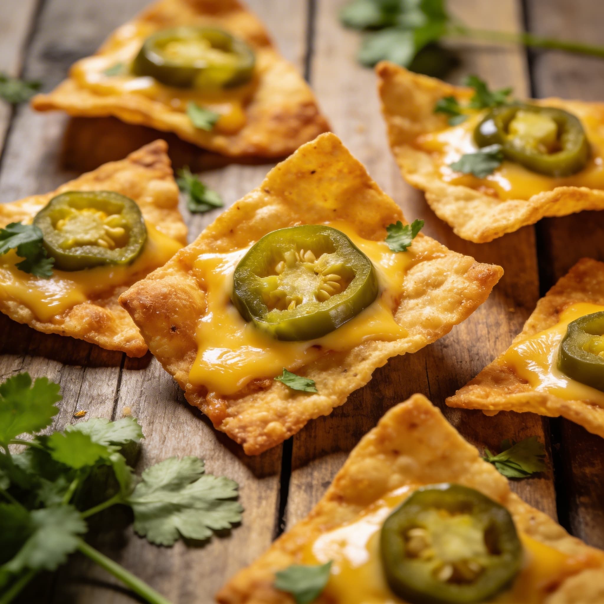Knusprige Jalapeño-Käse-Chips