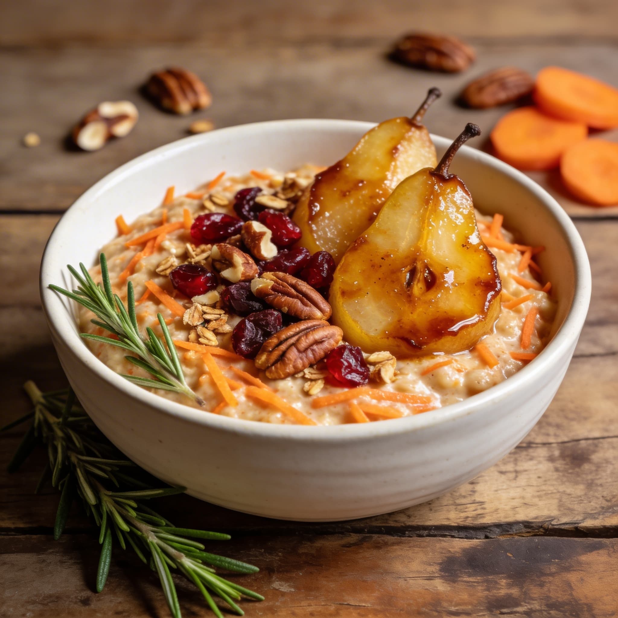 Cremiges Carrot Cake Porridge