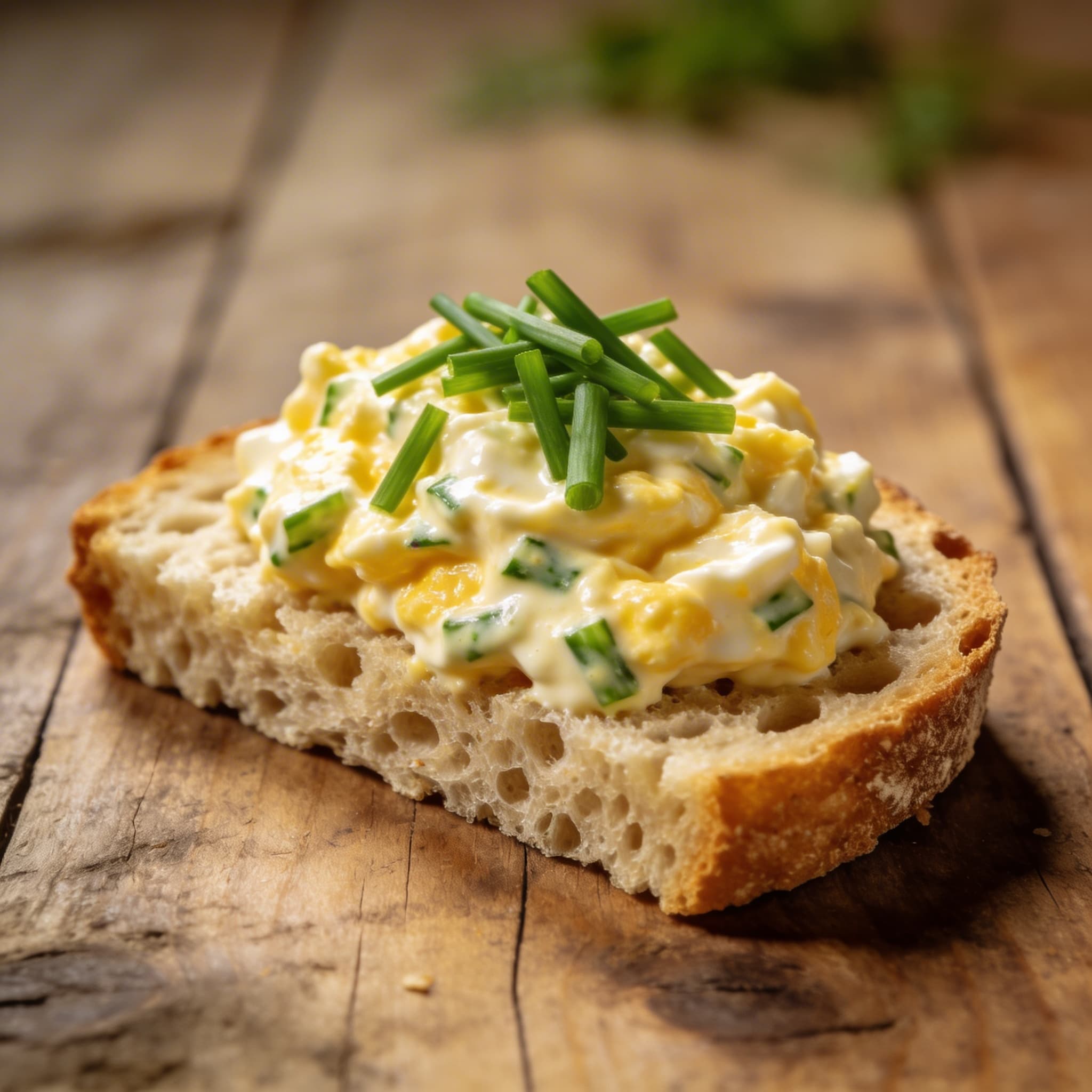 Klassischer Eiersalat mit Schnittlauch