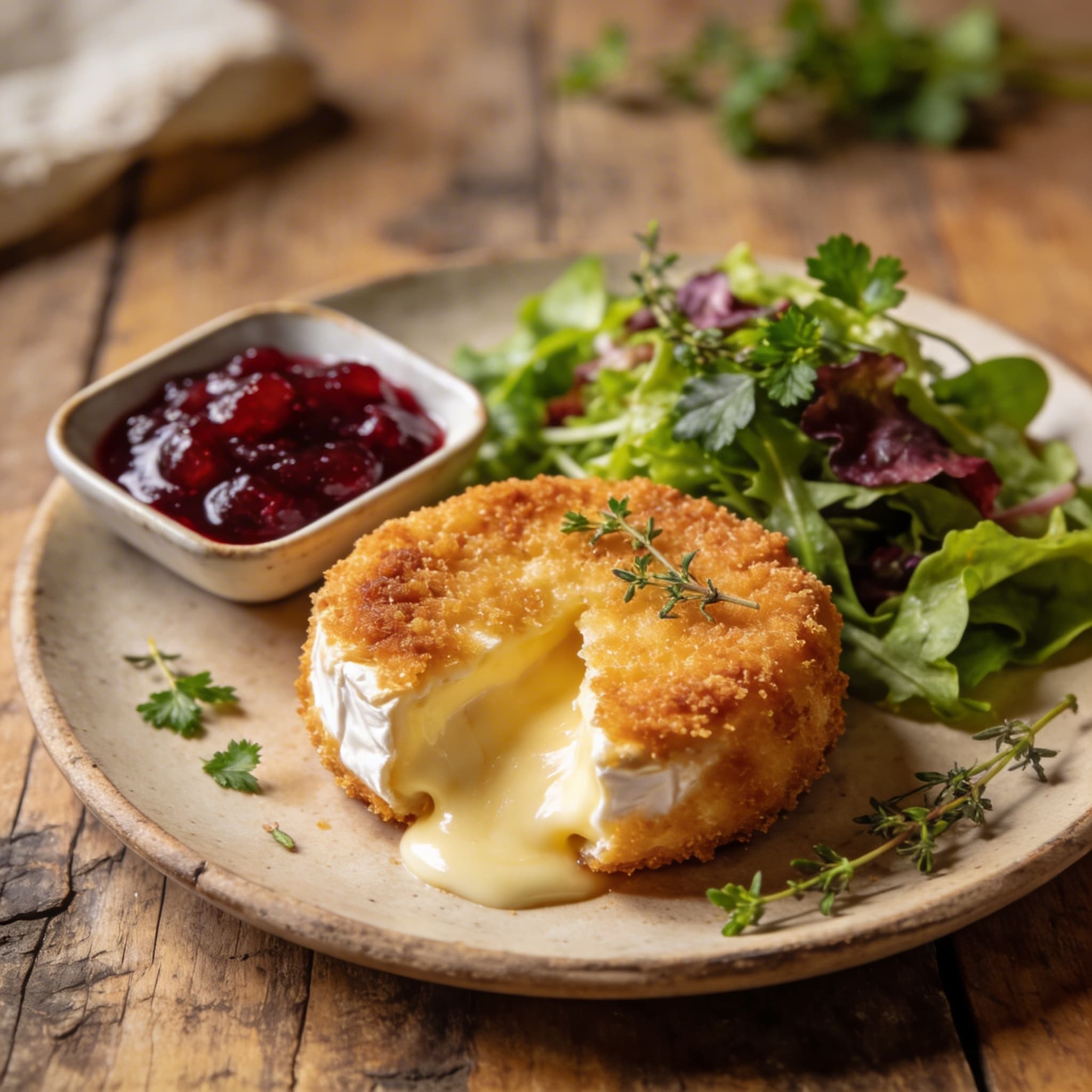 Gebackener Camembert aus der Heißluftfritteuse