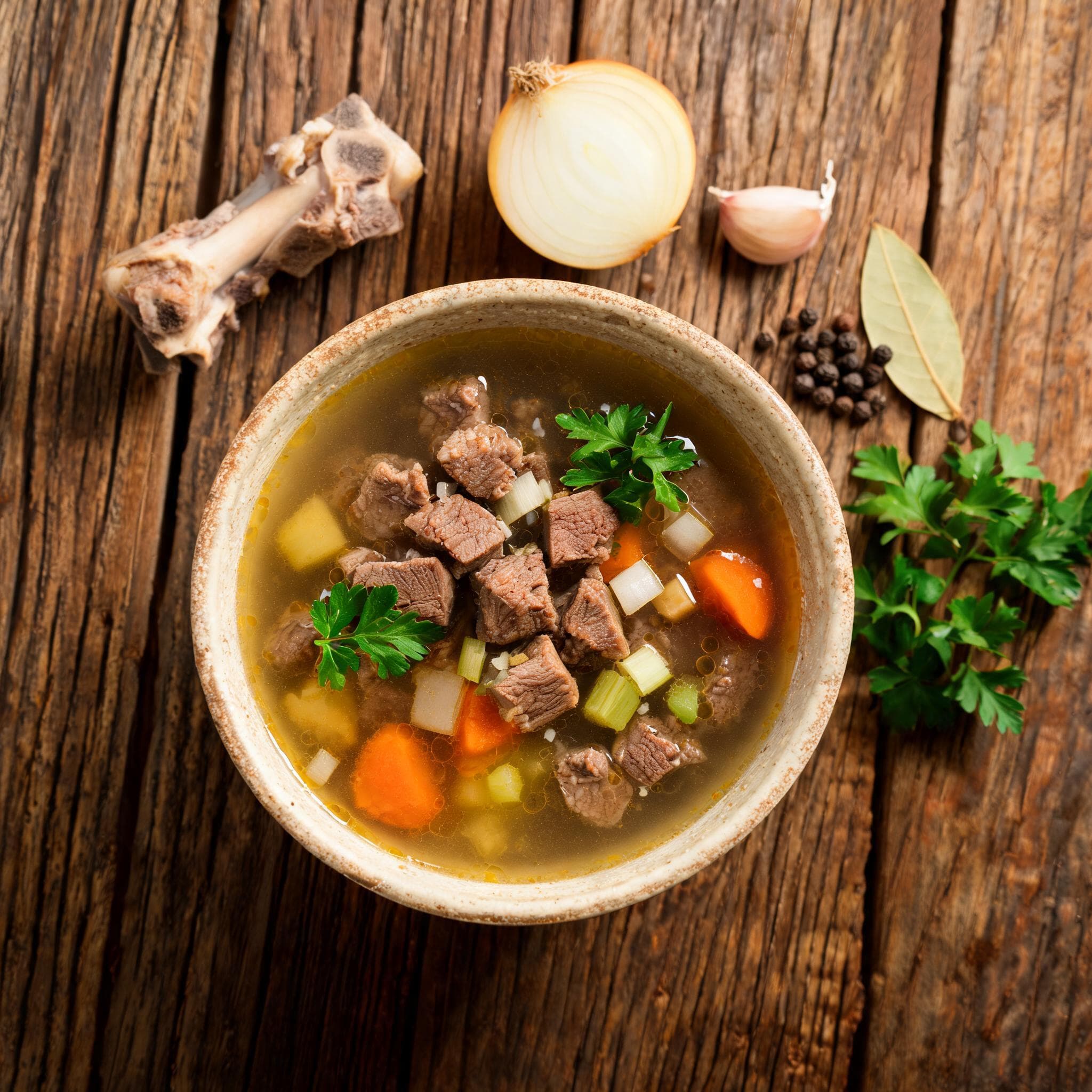 Soupe de bœuf aux légumes