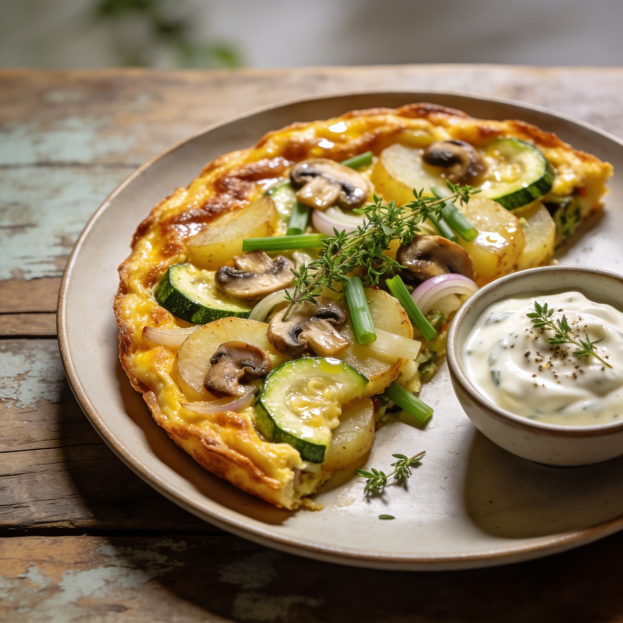 Herzhafte Kartoffel-Gemüse-Frittata