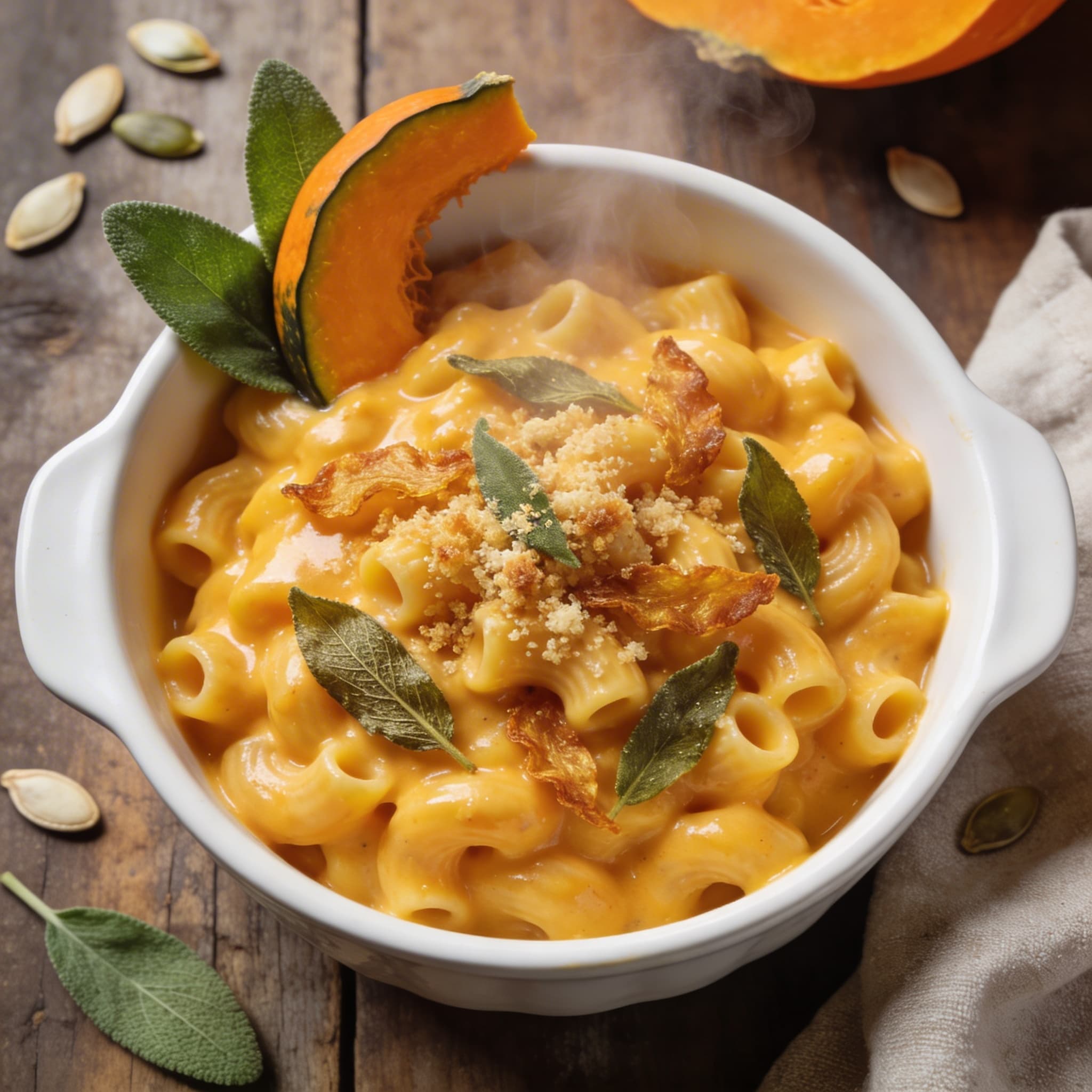 Cremiges Kürbis Mac and Cheese