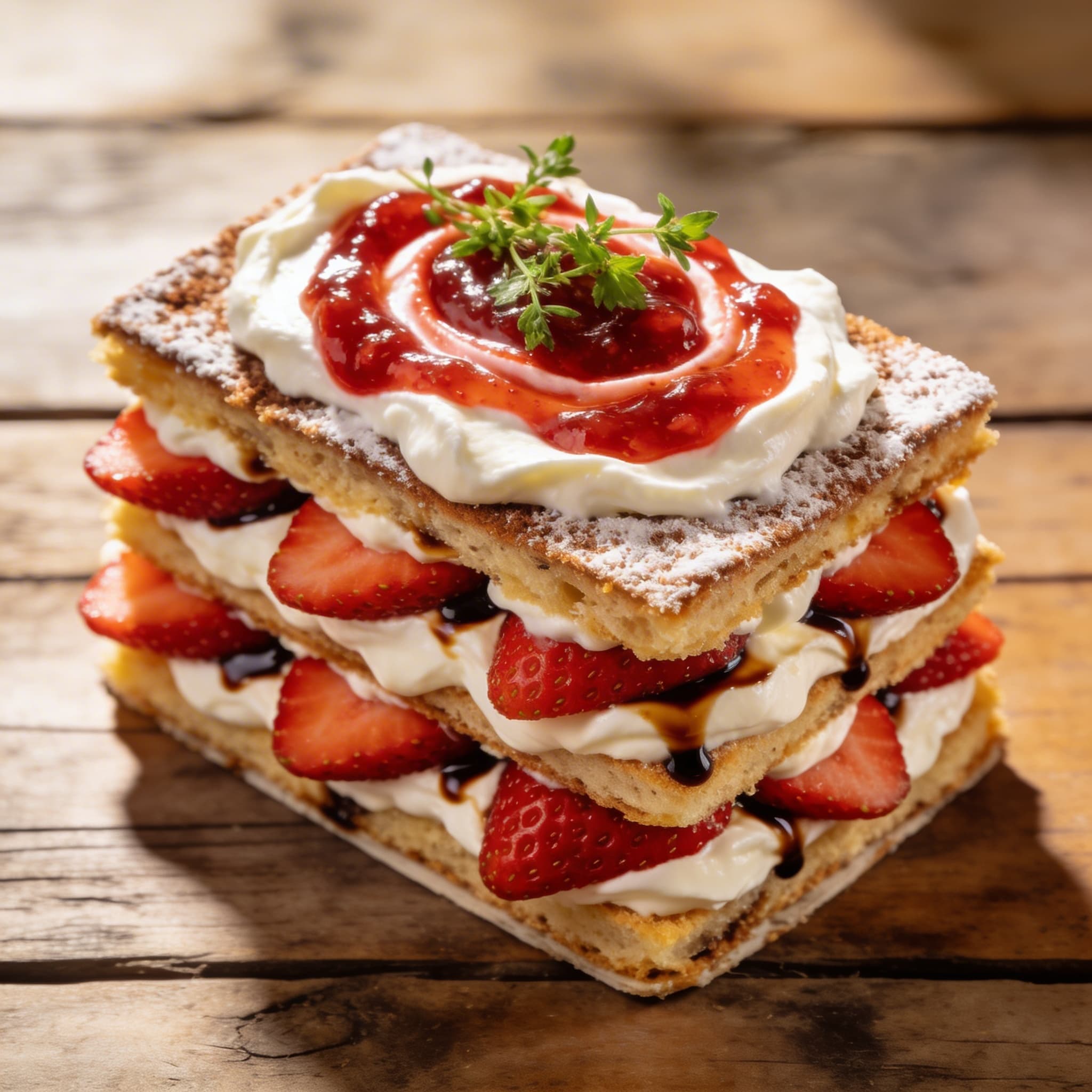 Sommerliches Erdbeer-Tiramisu