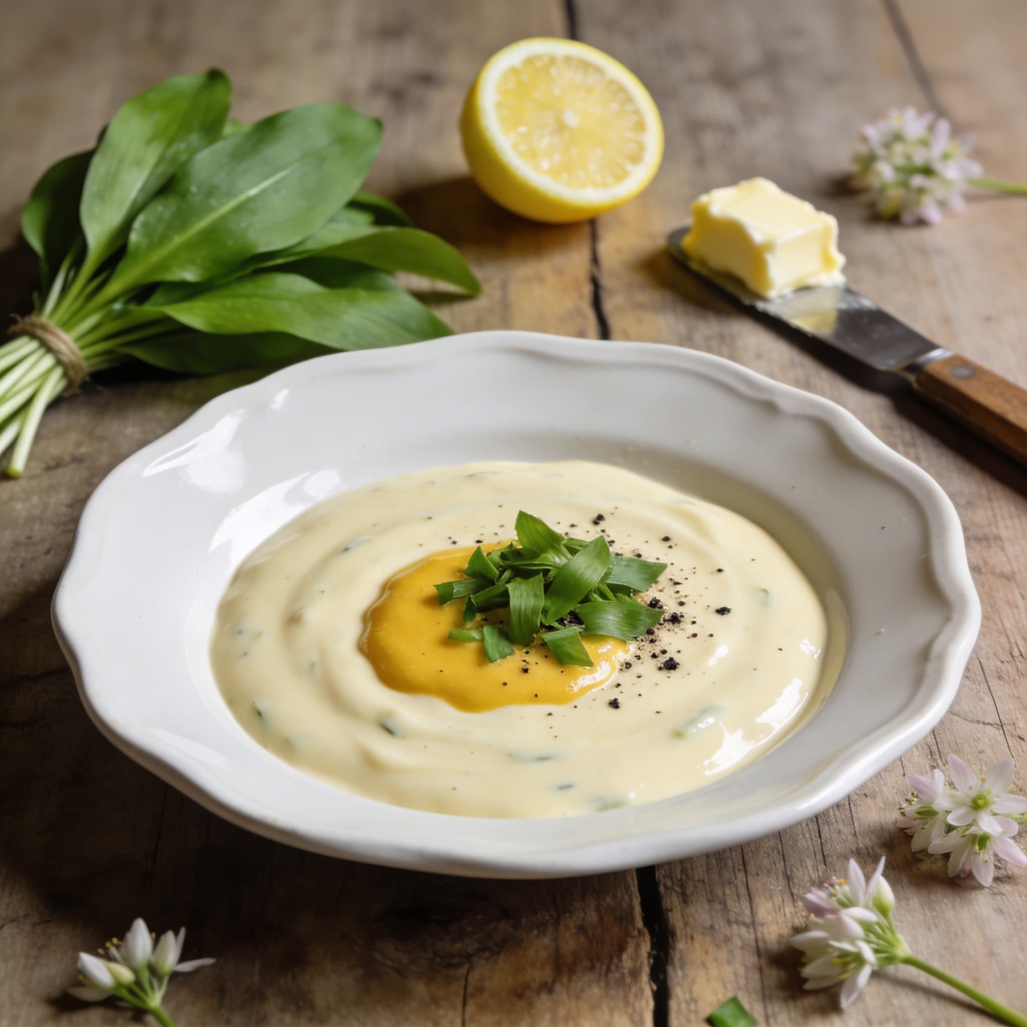 Schnelle Bärlauch-Hollandaise
