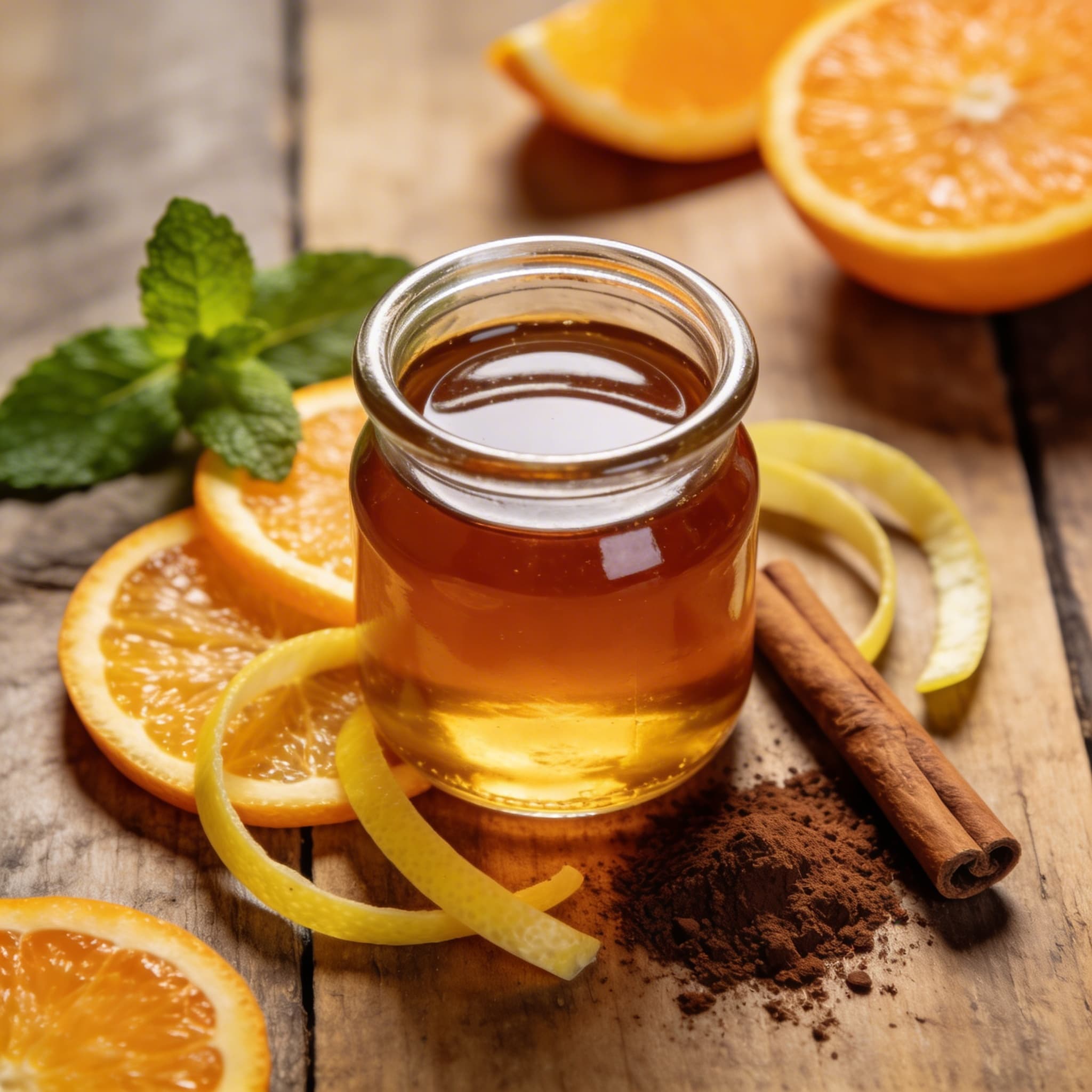 Orangen Kaffee Gelee