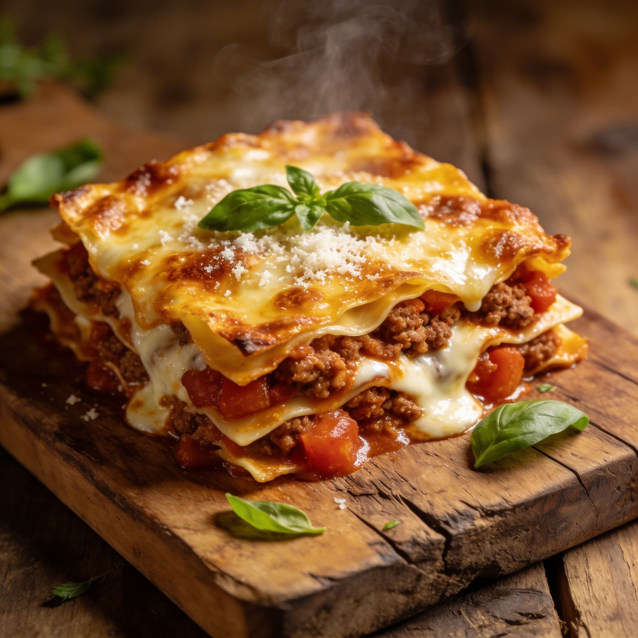 Mediterrane Airfryer-Lasagne