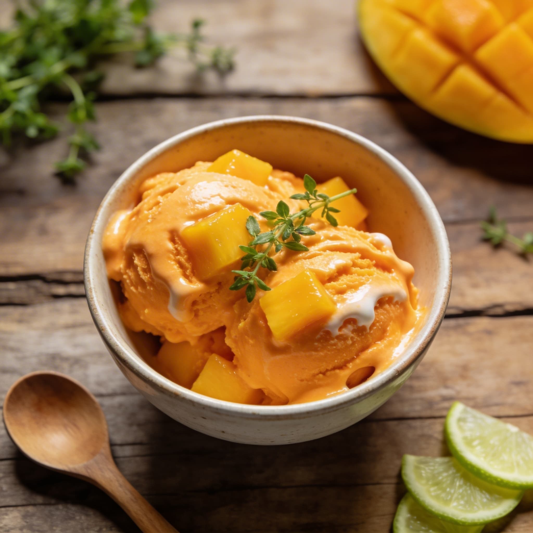 Mango Limetten Nicecream