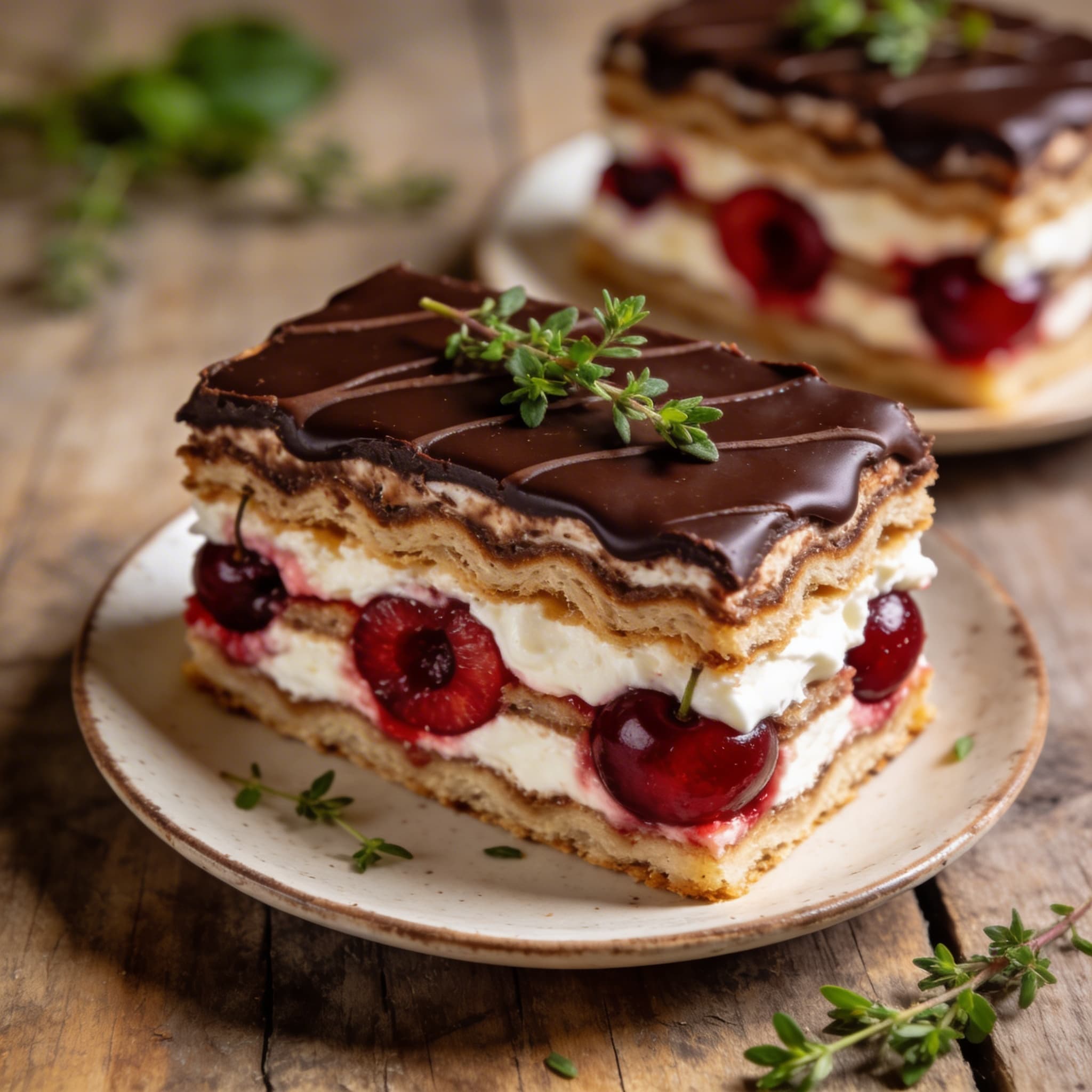 Laktosefreie Donauwellen Schnitte