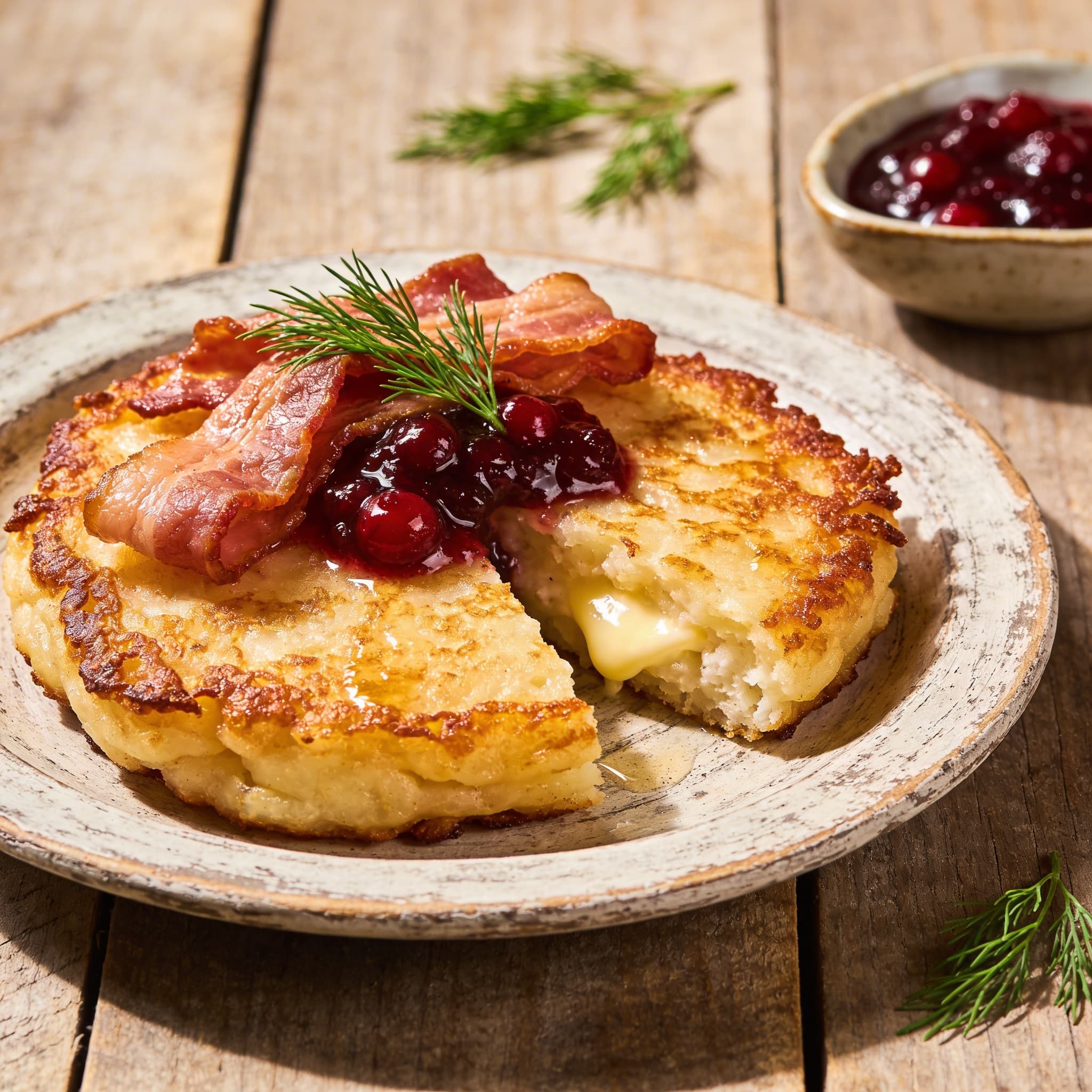 Schwedische Raggmunk Kartoffelpuffer