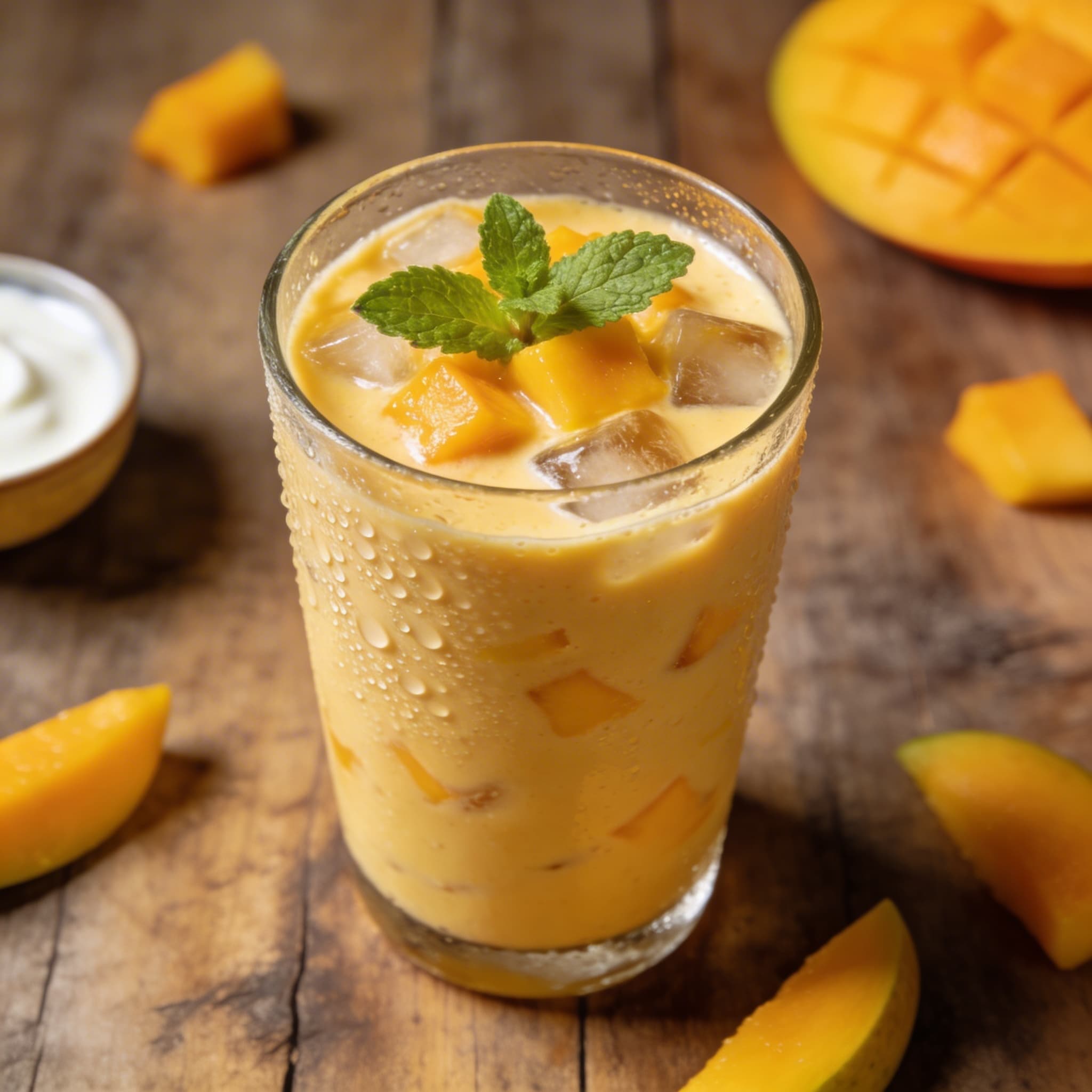 Cremiger Mango-Soja-Lassi