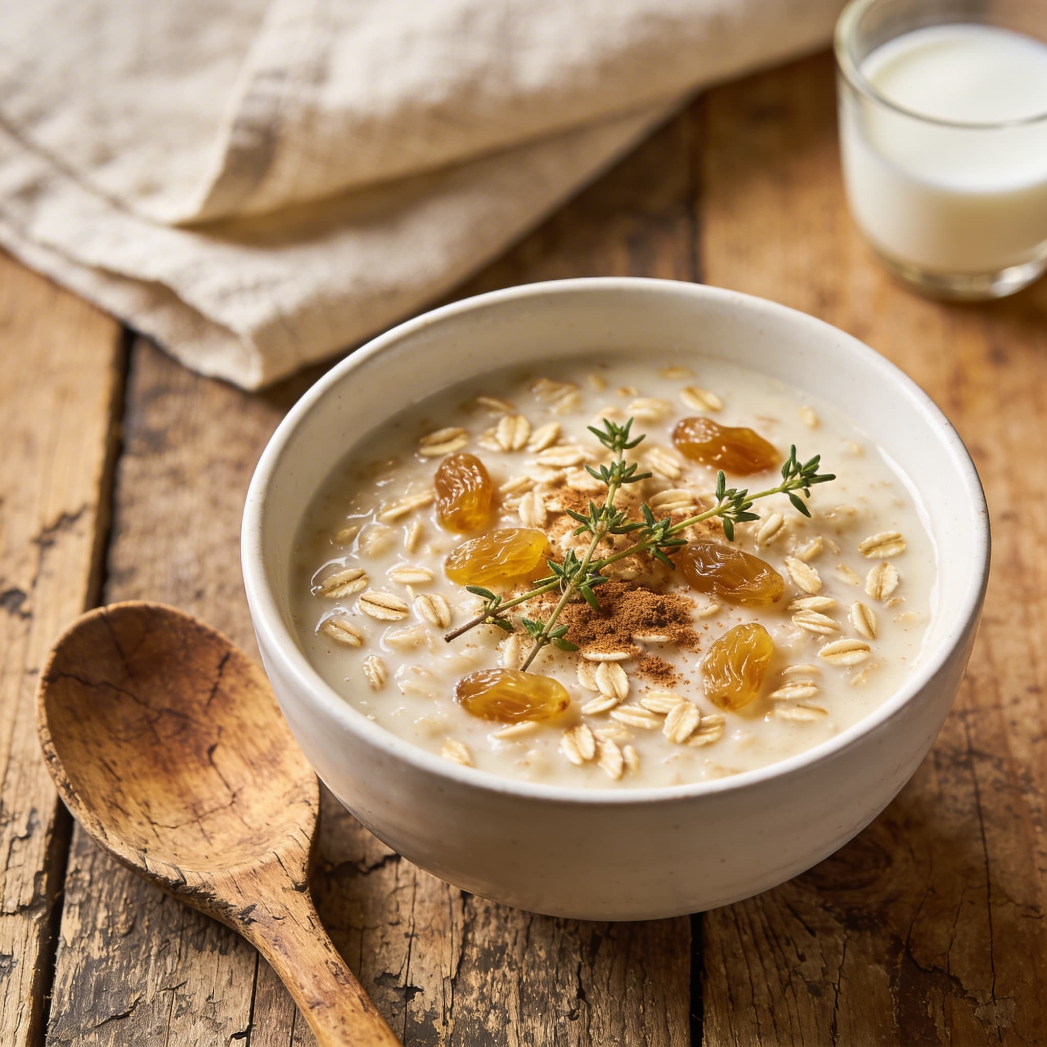 Klassische Hafer-Milchsuppe