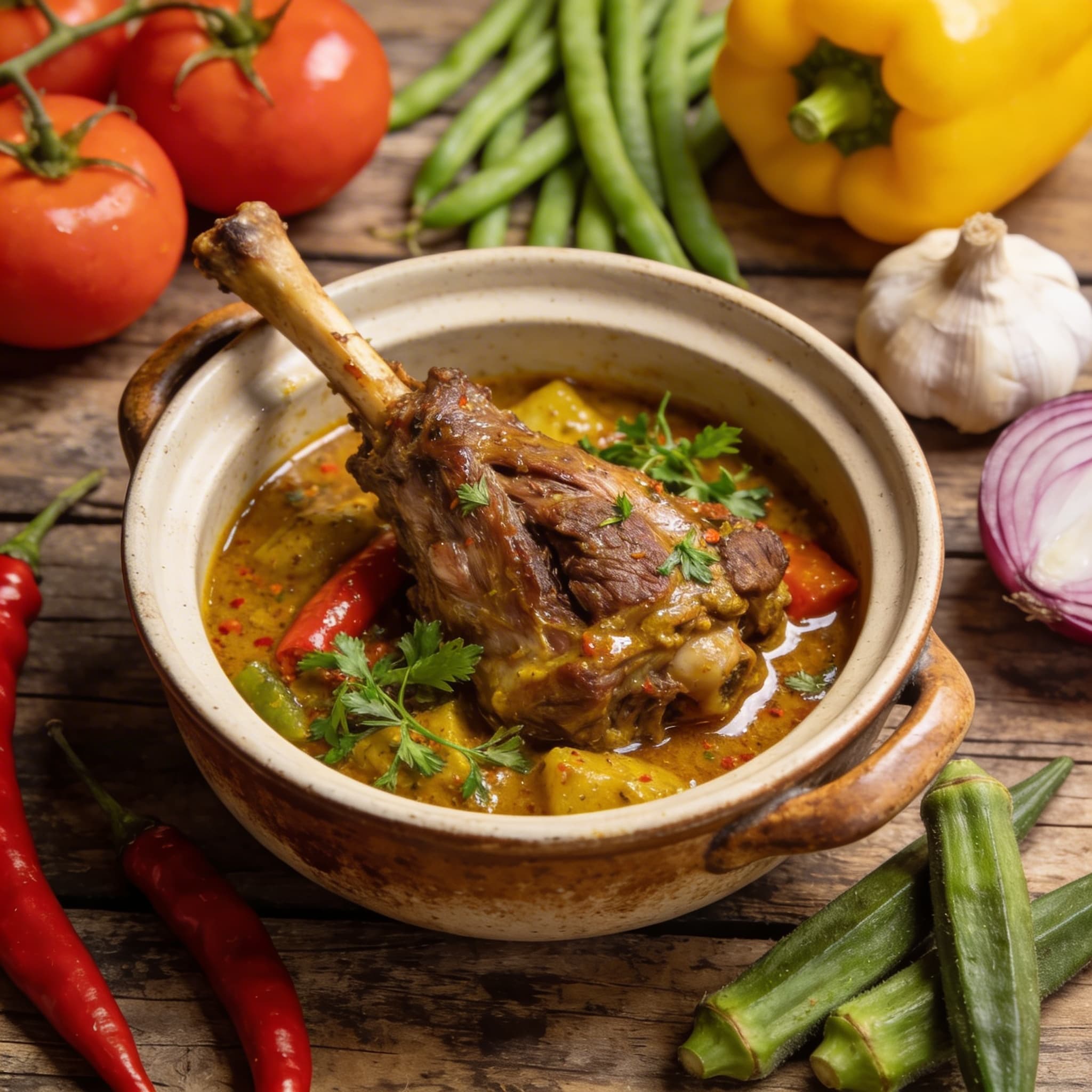 Würziger Lamm-Topf mit Gemüse