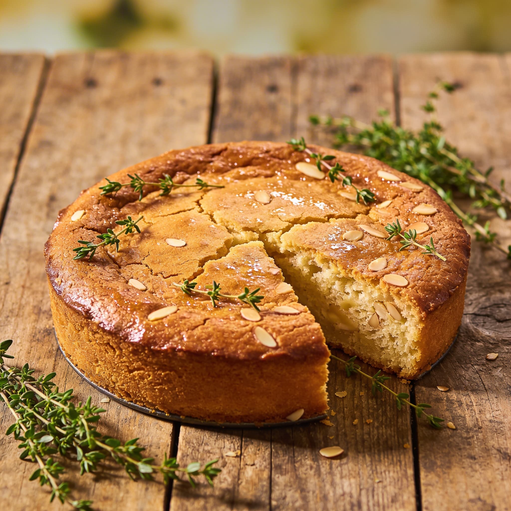 Saftiger veganer Mandel-Biskuit