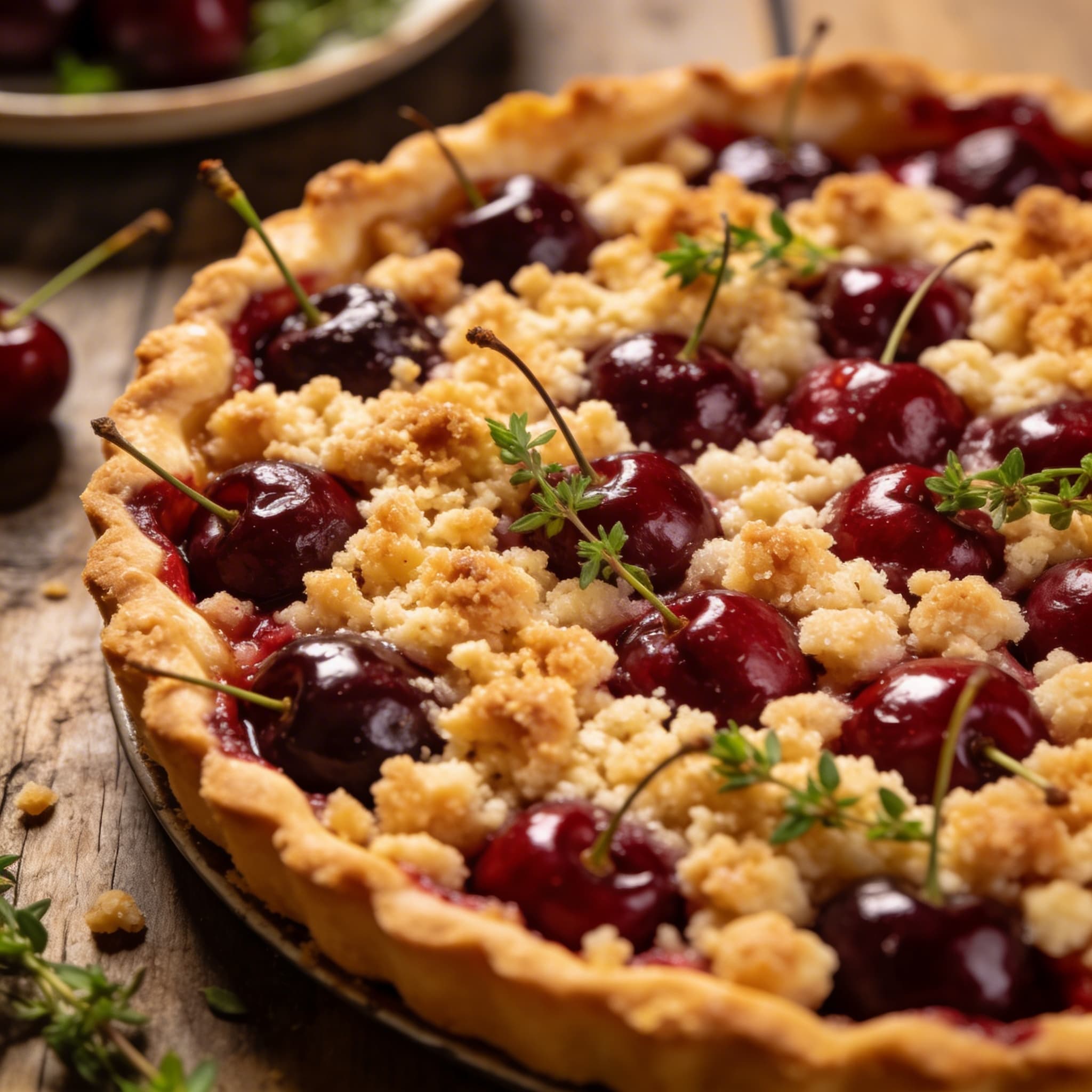 Kirsch-Streusel-Tarte