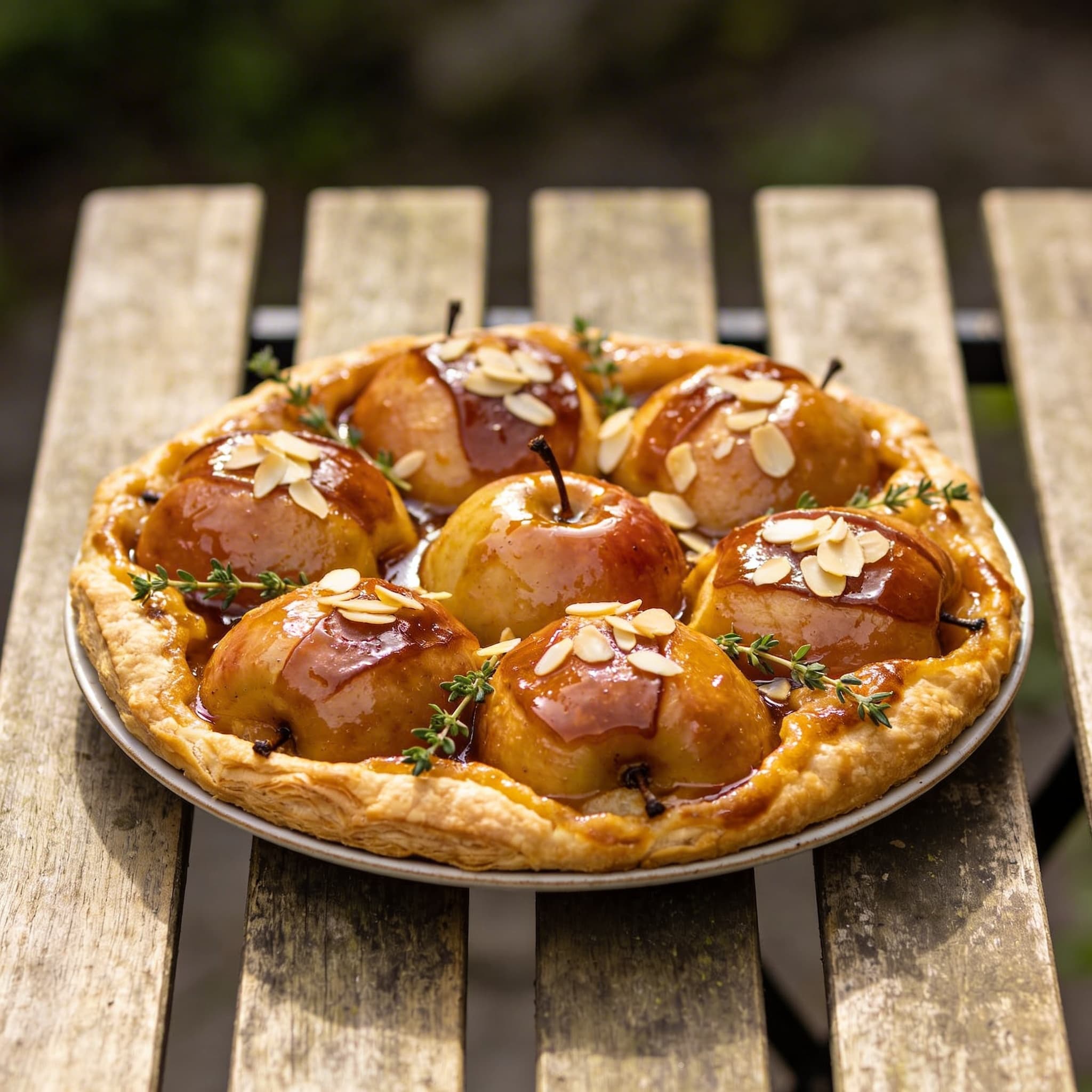 Klassische Apfel Tarte Tatin