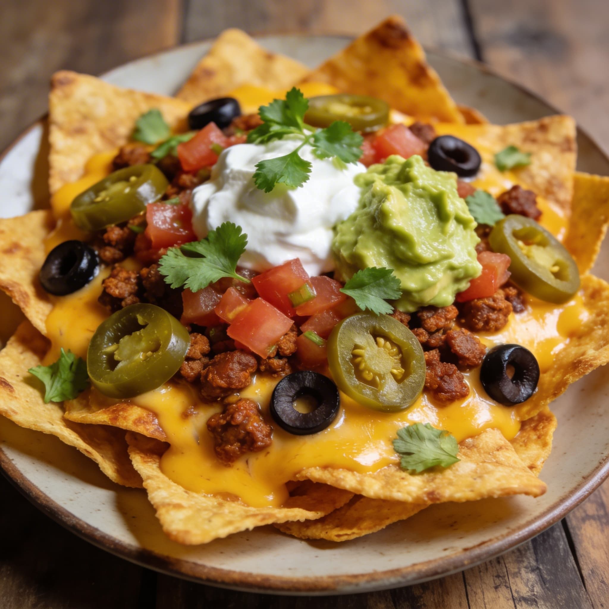 Knusprige Nachos Supreme