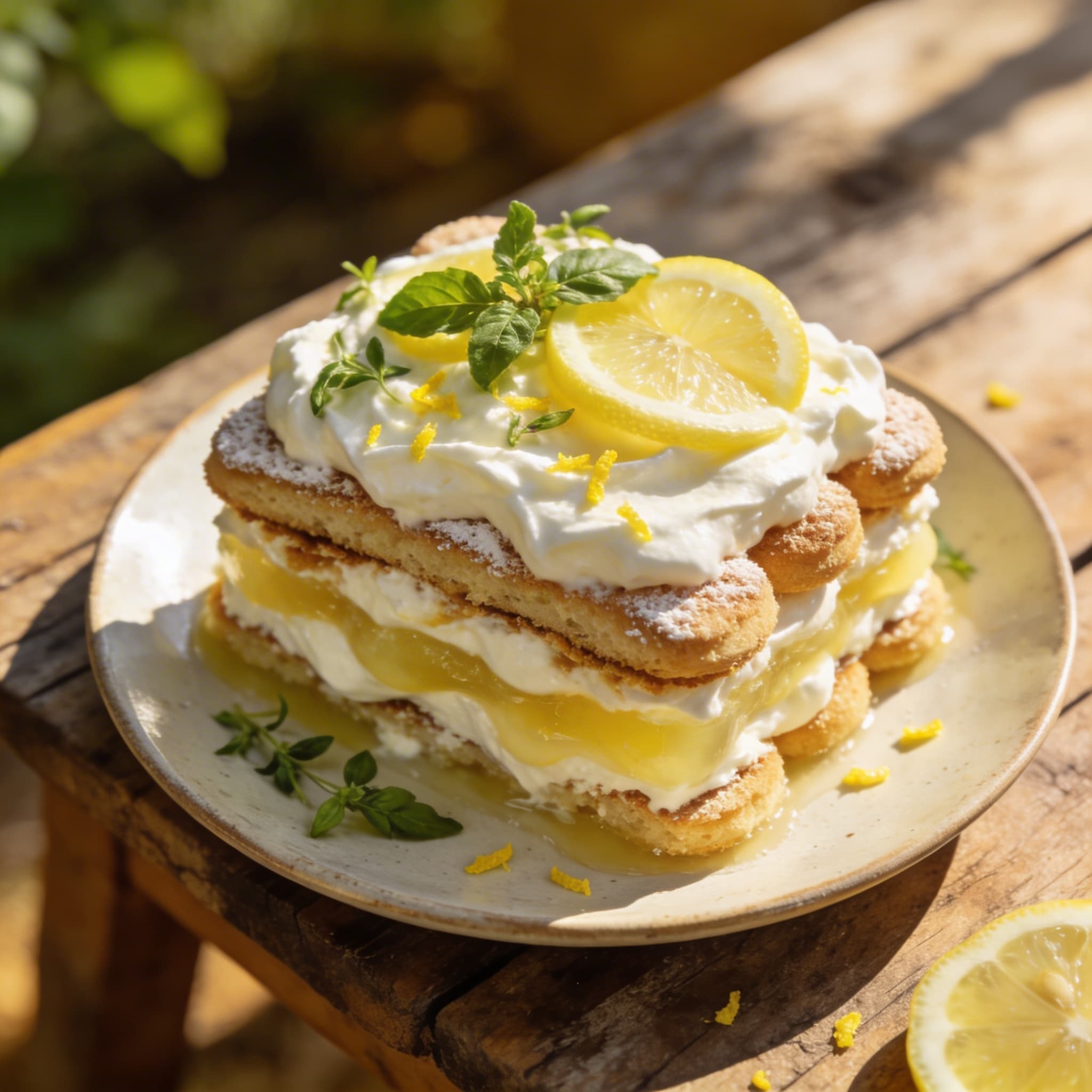Fruchtiges Tiramisu mit Limoncello