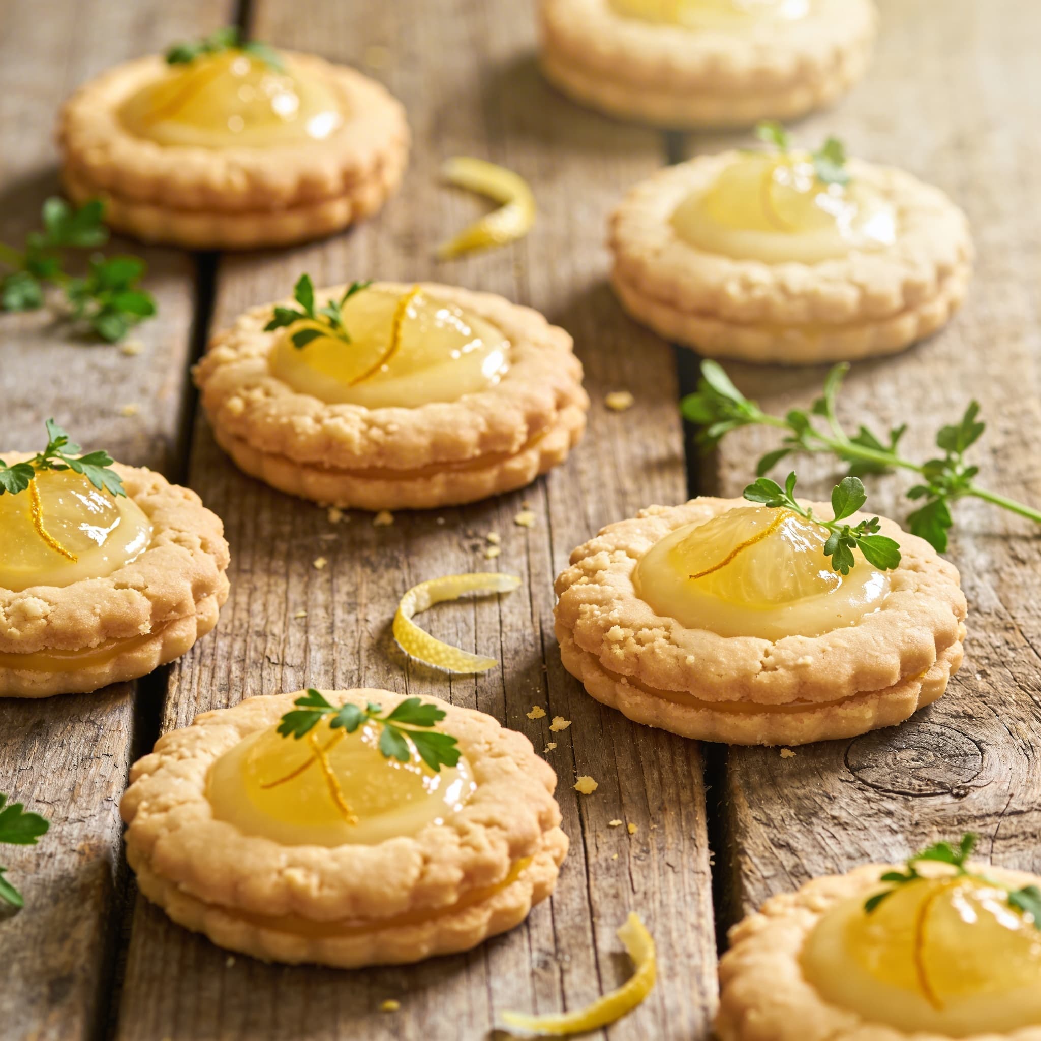 Feine Zitronen-Plätzchen