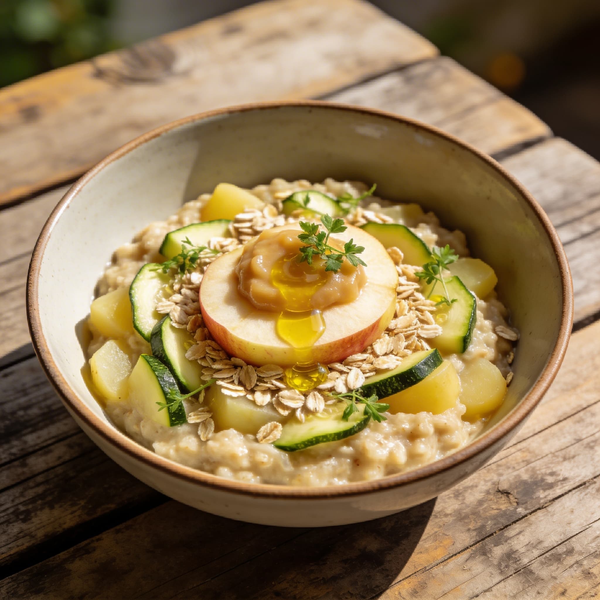 Milder Zucchini Kartoffel Brei