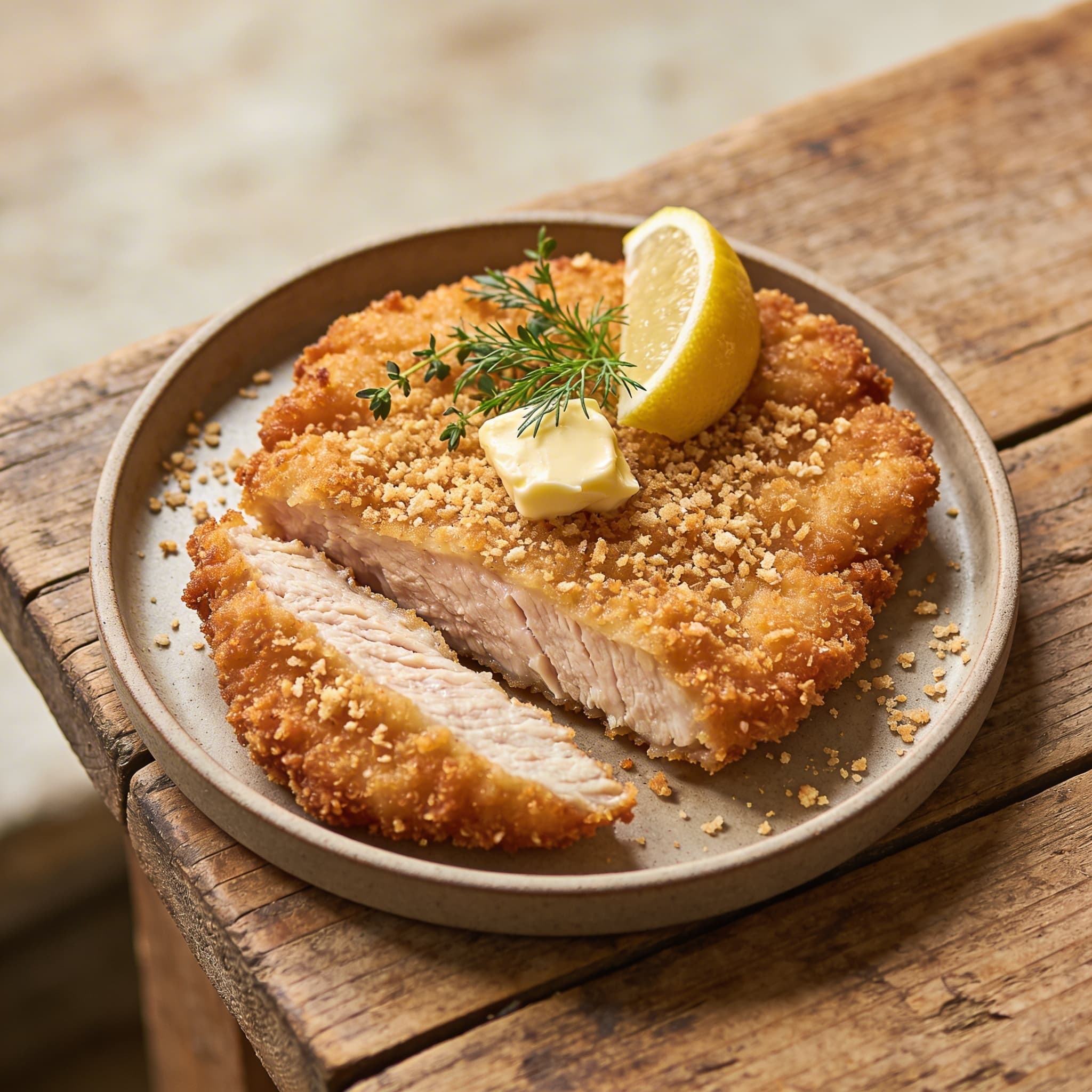 Knuspriges Wiener Schnitzel