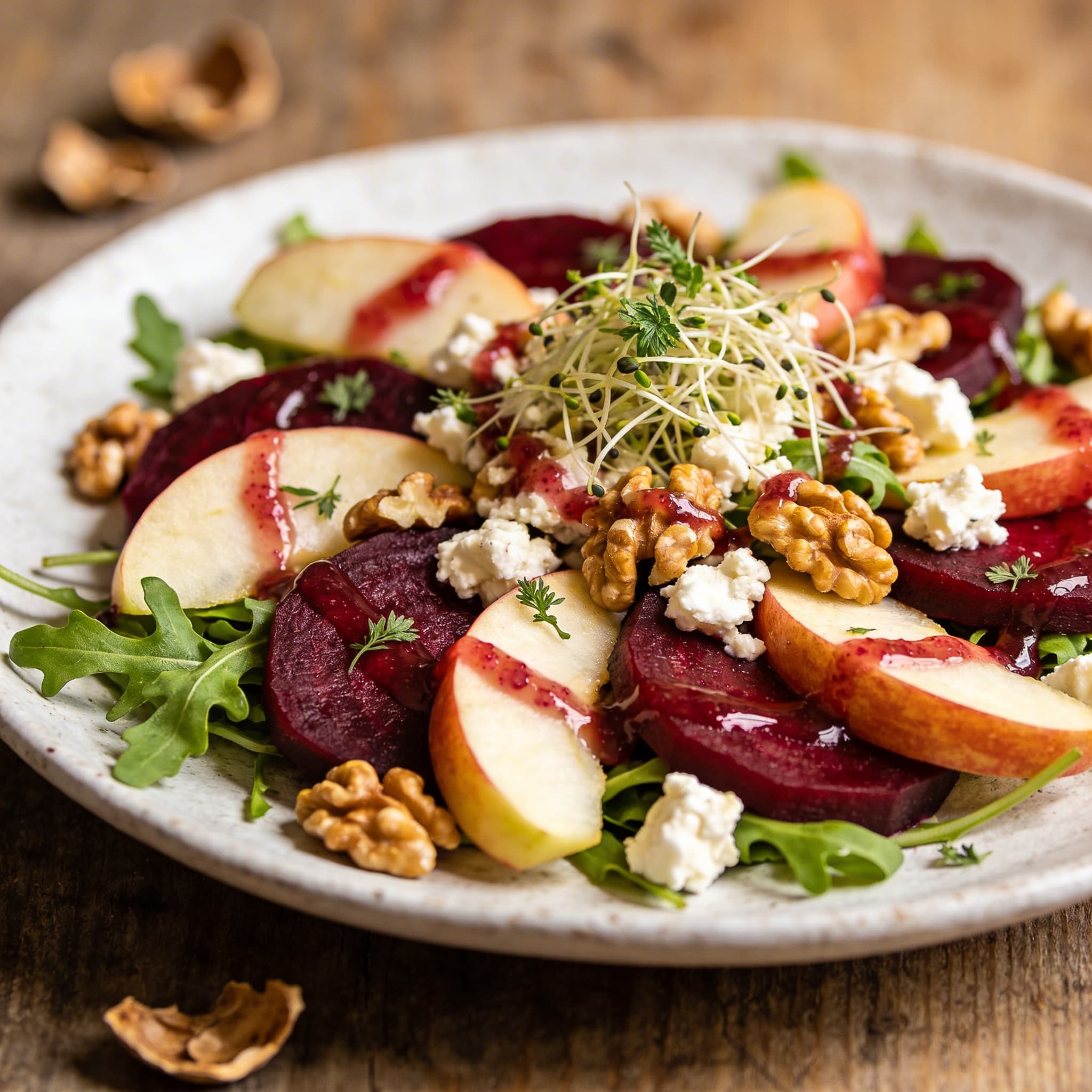 Apfel-Rote-Bete-Salat mit Feta