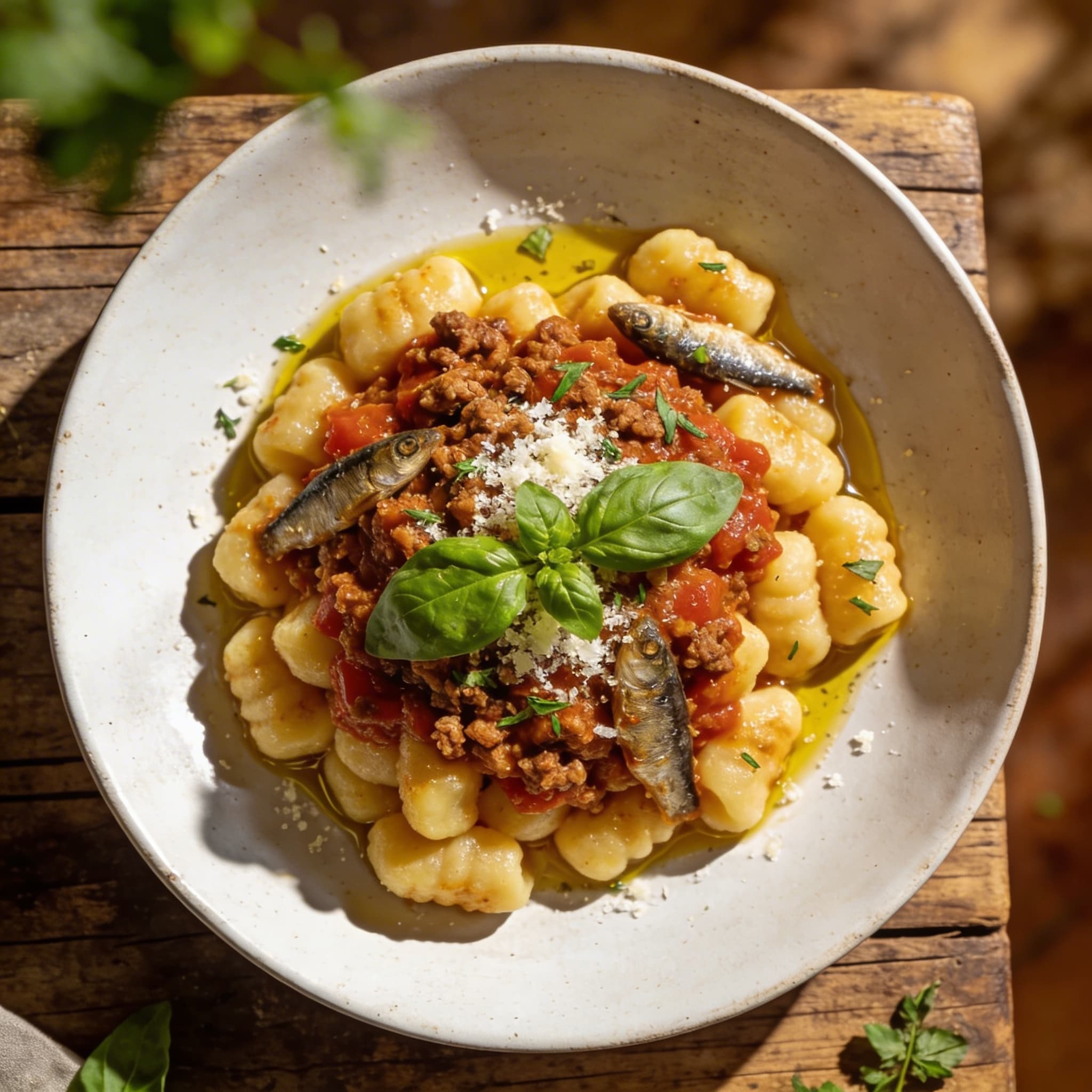 Schnelle Sardi-Bolognese