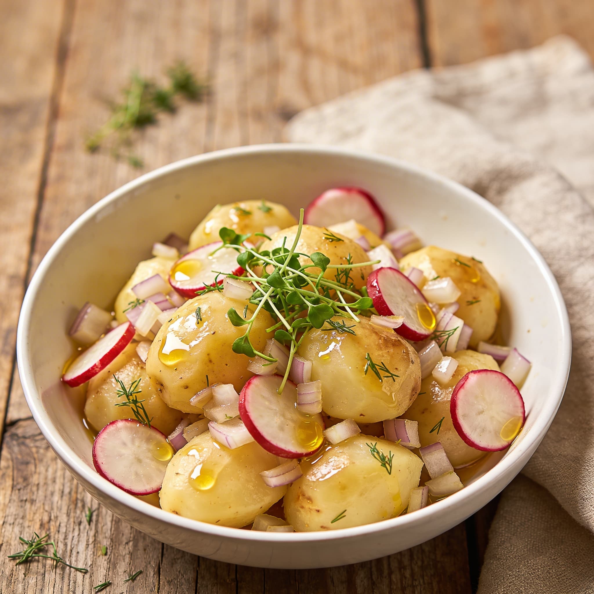 Deftiger Kartoffel-Radieschen-Salat