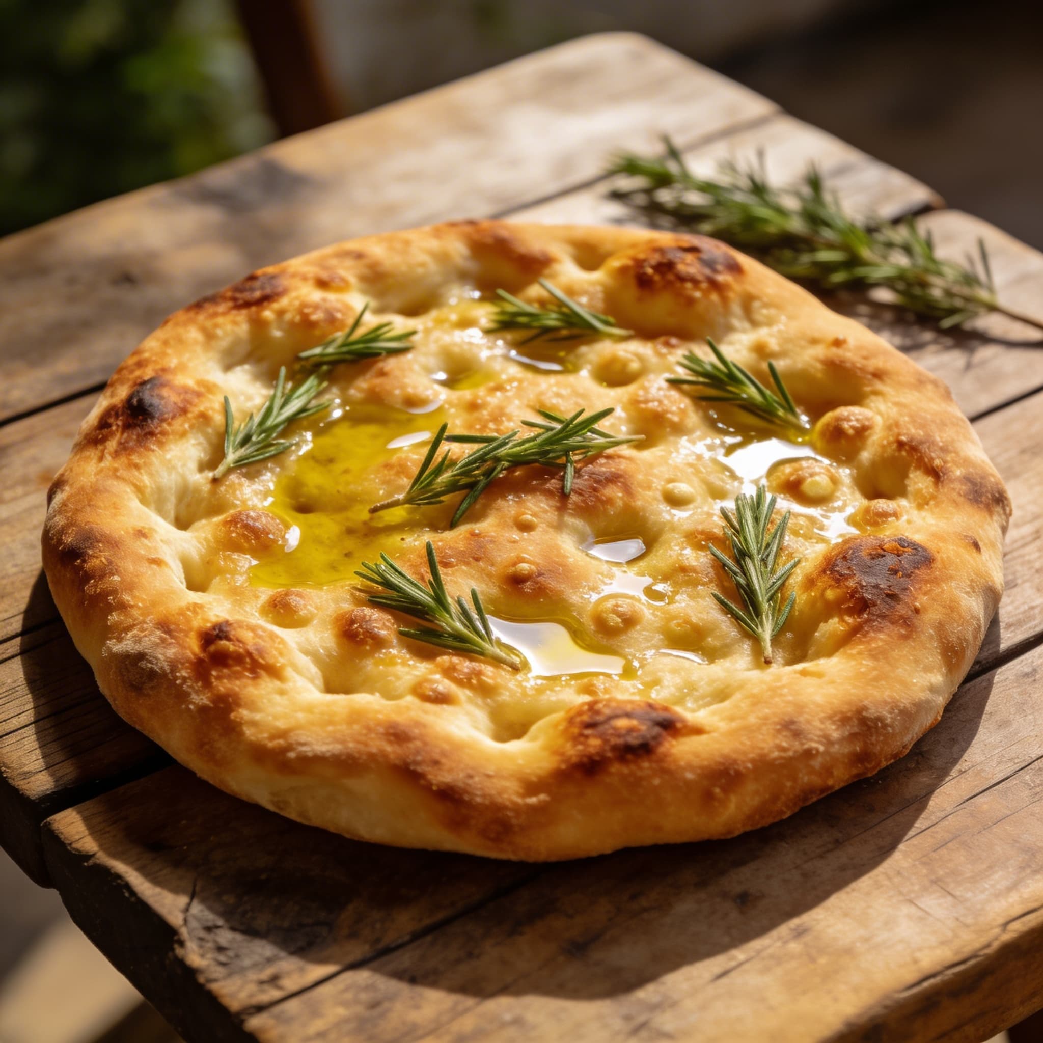 Fluffige Focaccia aus dem Airfryer