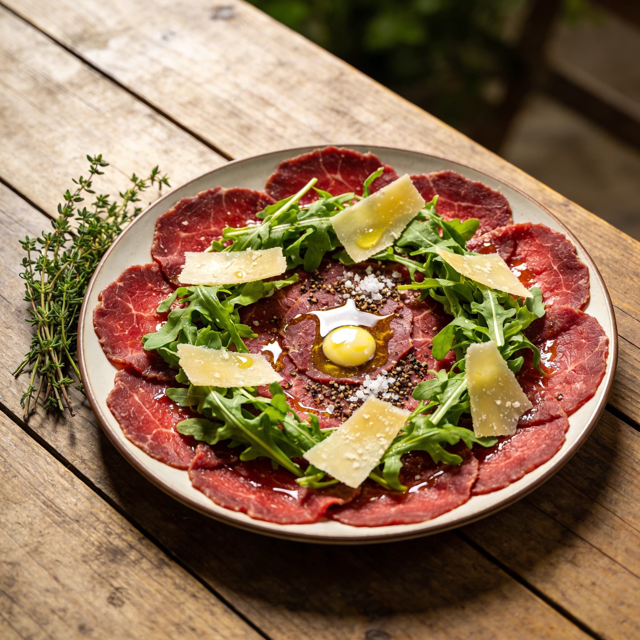 Klassisches Rinder Carpaccio