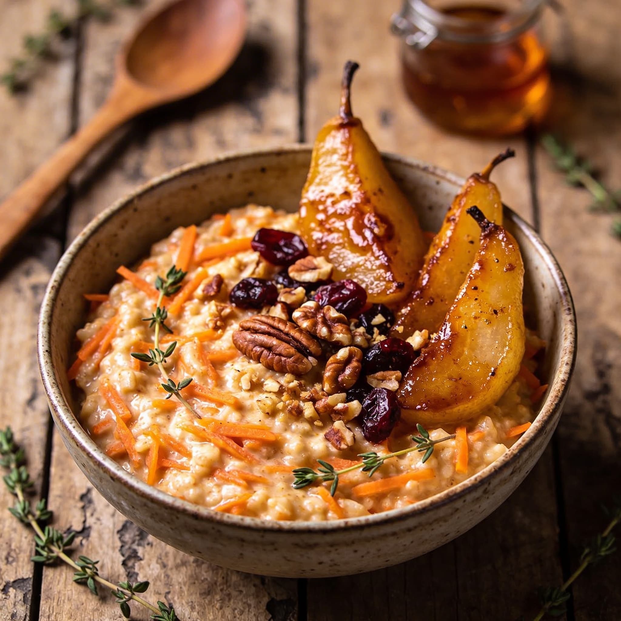 Cremiges Carrot Cake Porridge