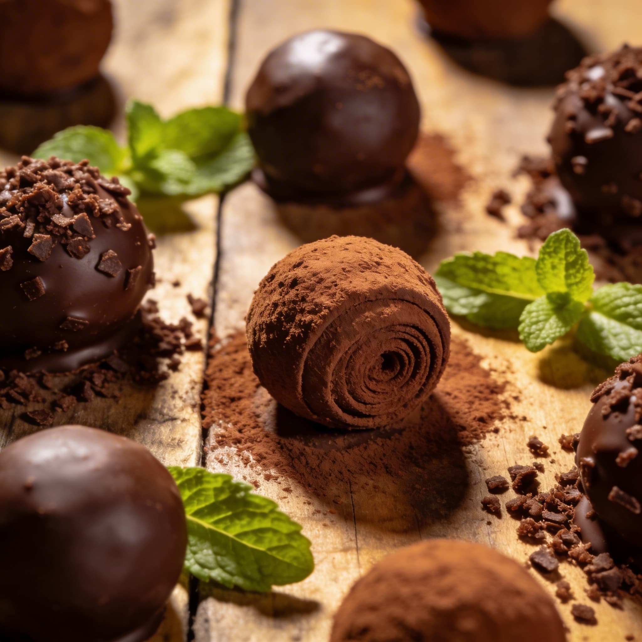 Brasilianische Schokoladen-Trüffel