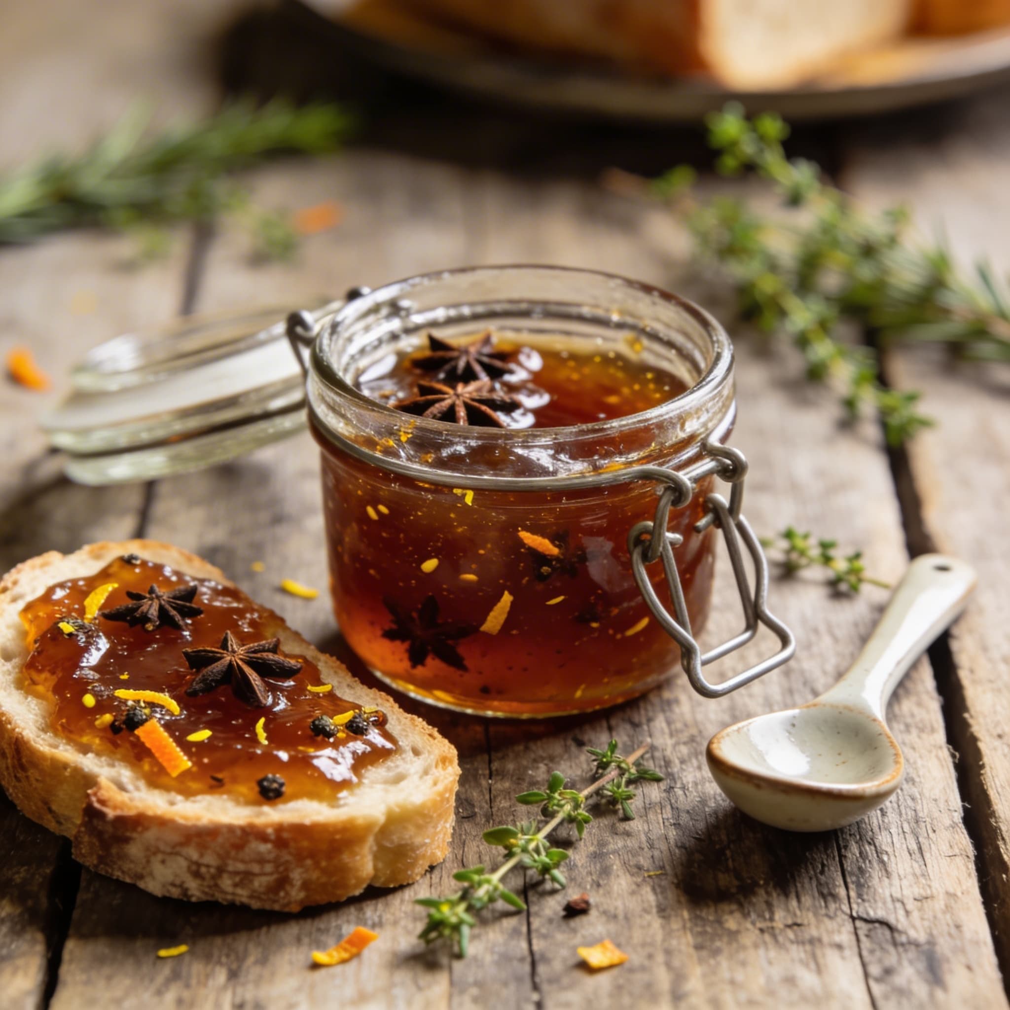 Würziges Glühweingelee mit Sternanis