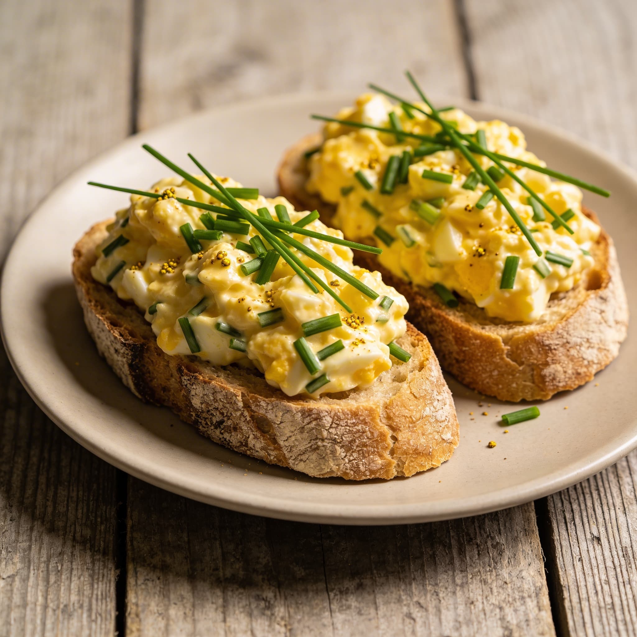 Klassischer Eiersalat mit Schnittlauch