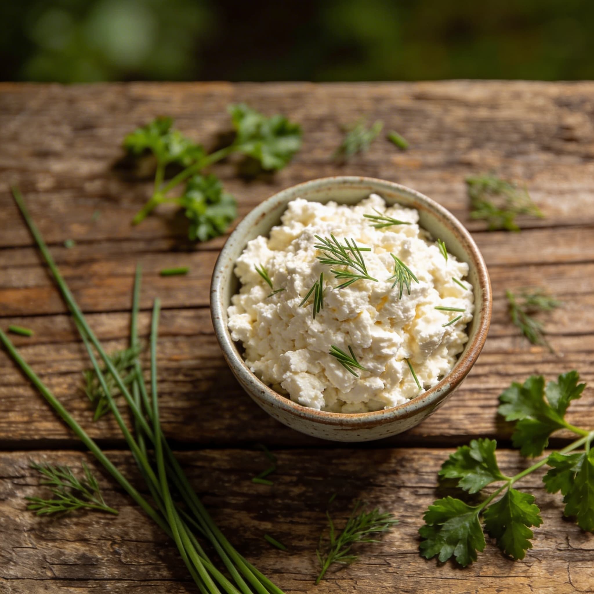 Proteinreicher körniger Frischkäse