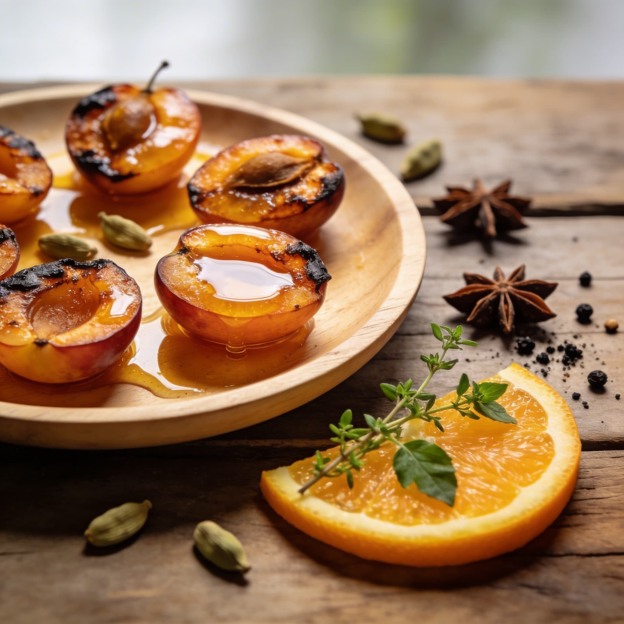 Gewürzte Gebackene Mirabellen-Schälchen
