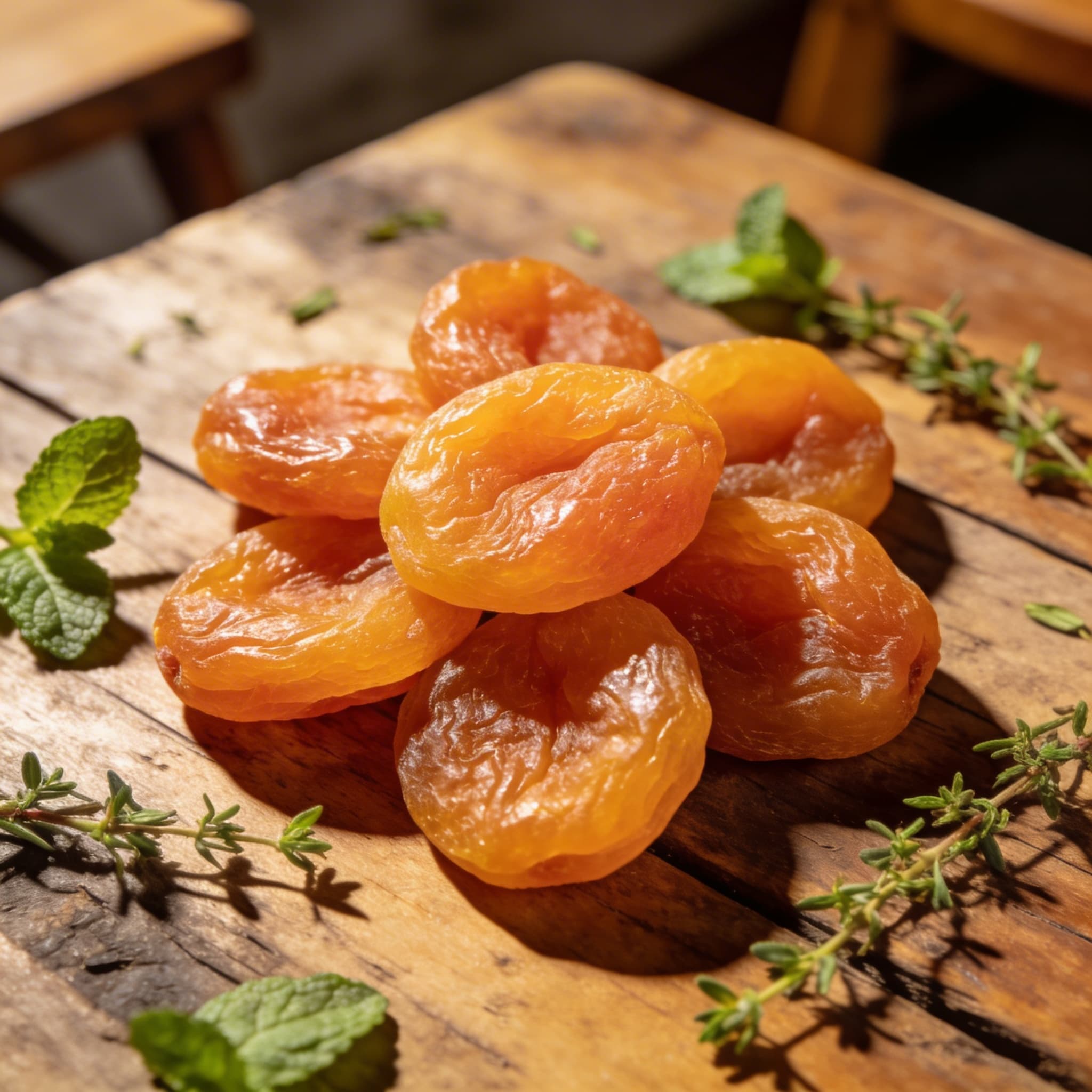 Süße getrocknete Soft-Aprikosen