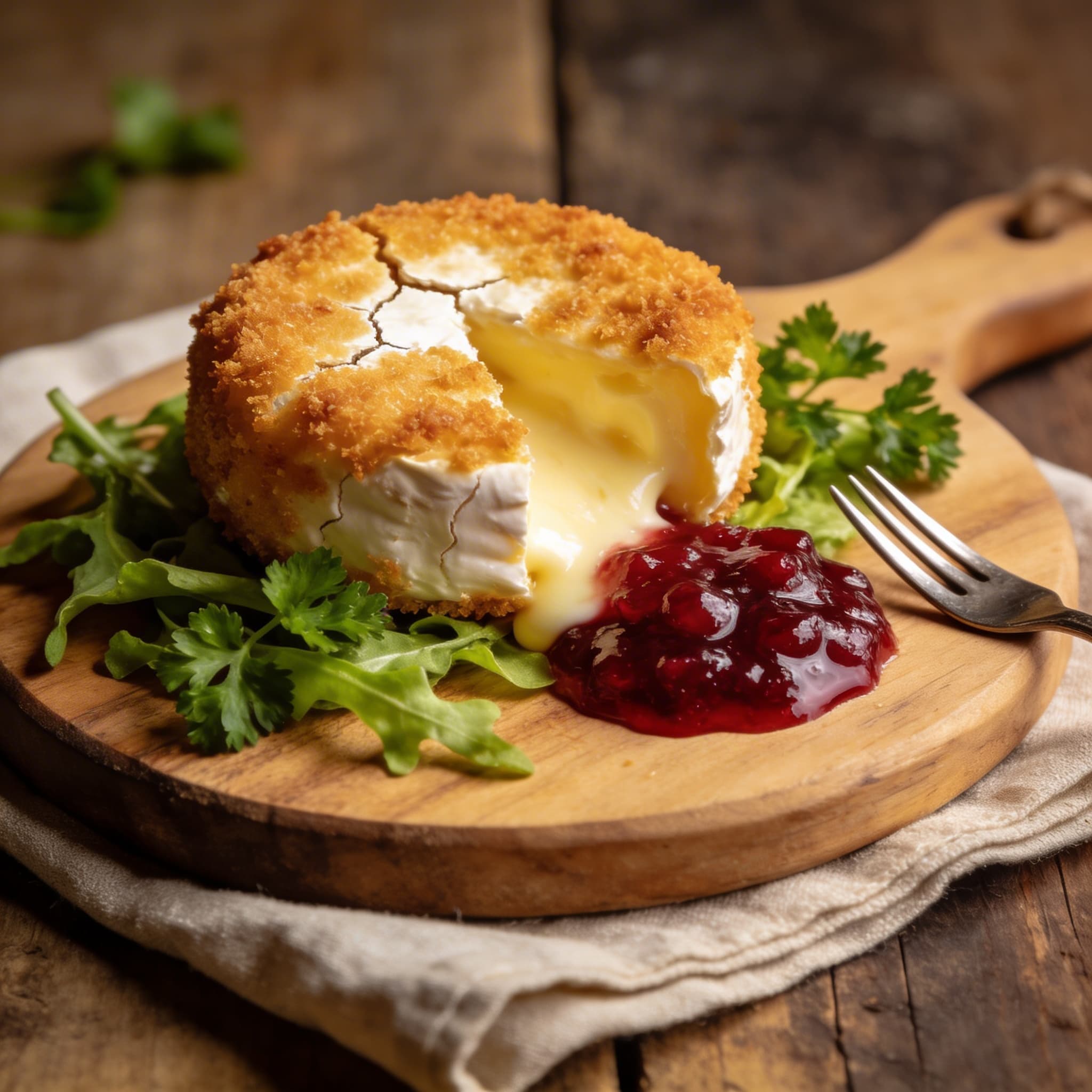Gebackener Camembert aus der Heißluftfritteuse