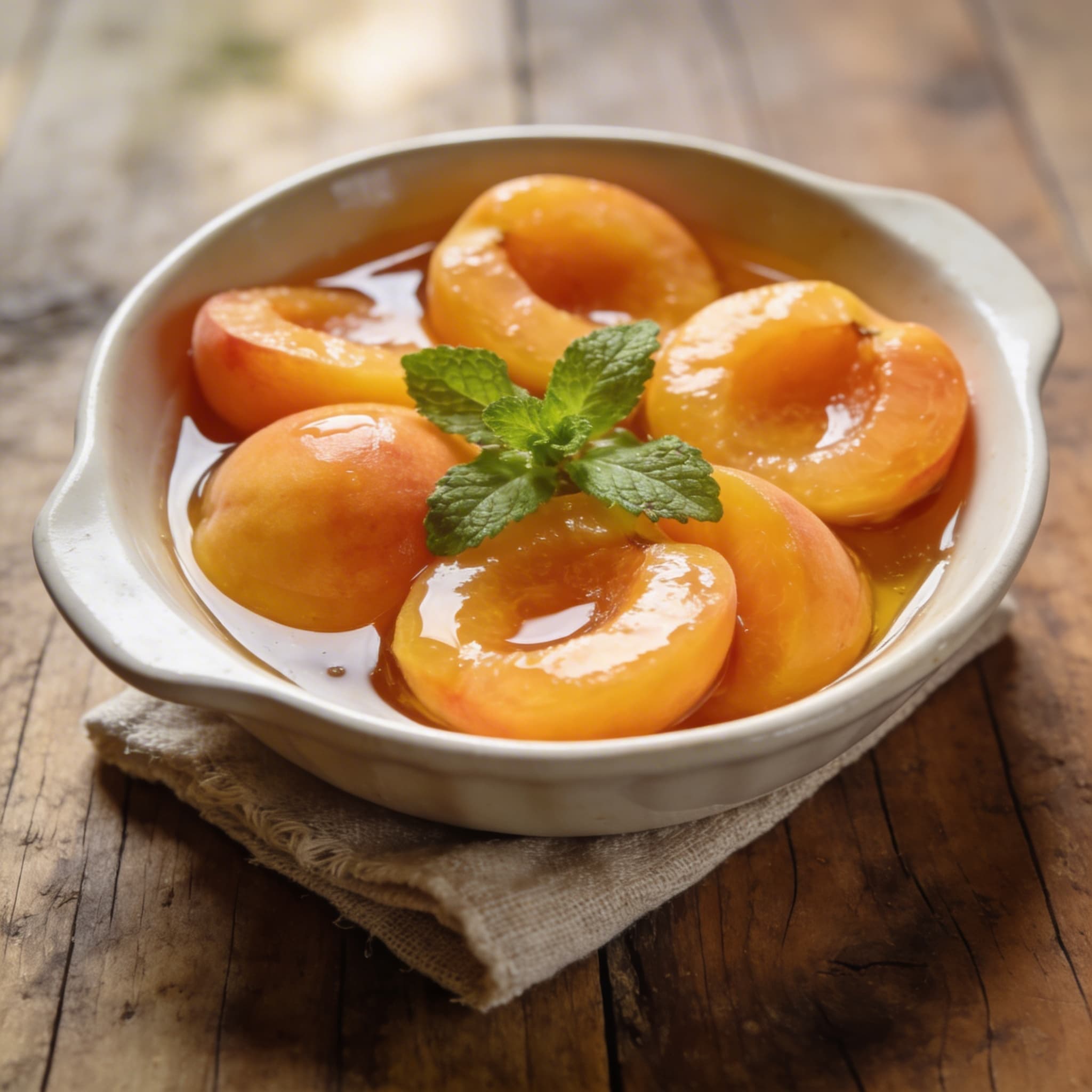 Pfirsiche im eigenen Saft