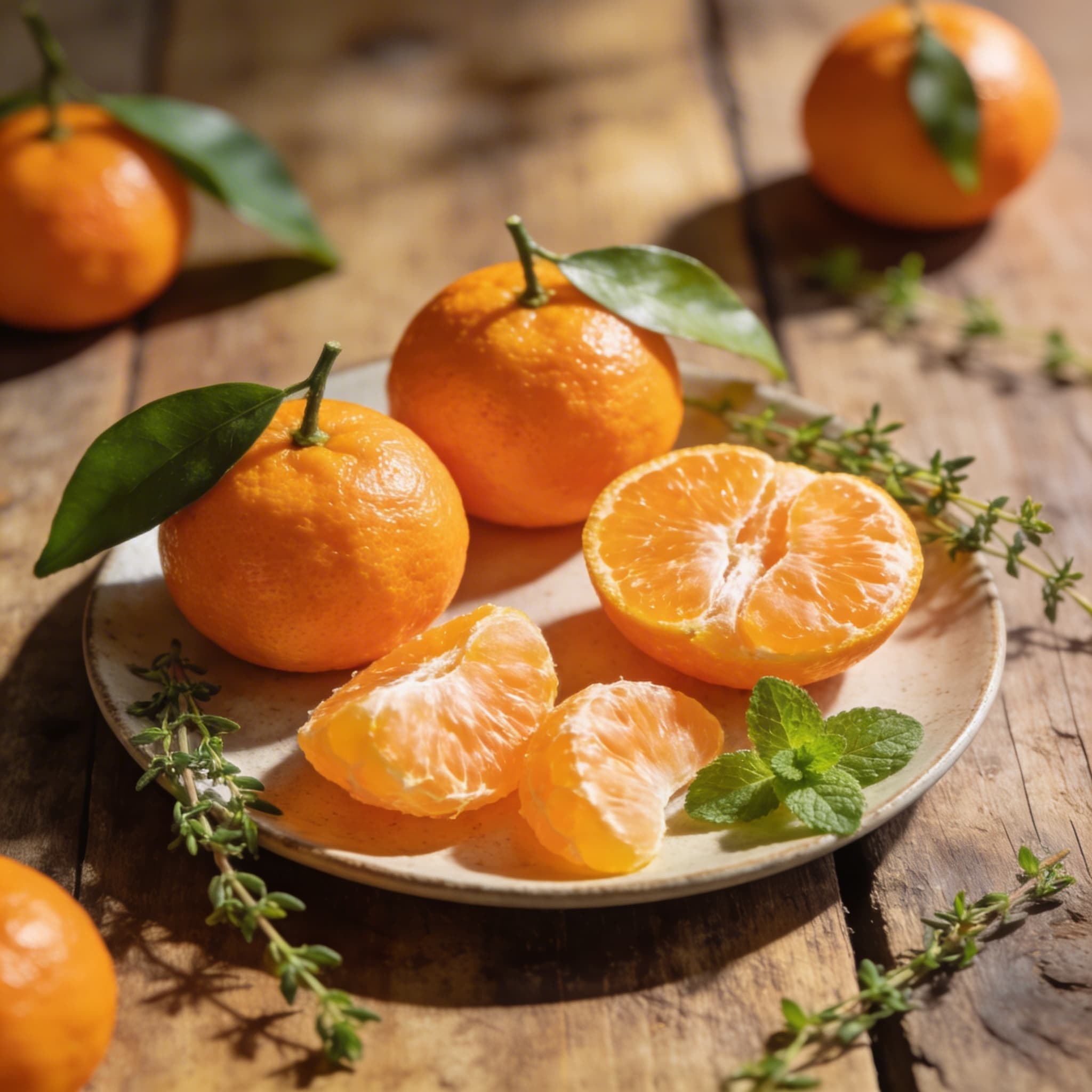 Süße erntefrische Clementinen