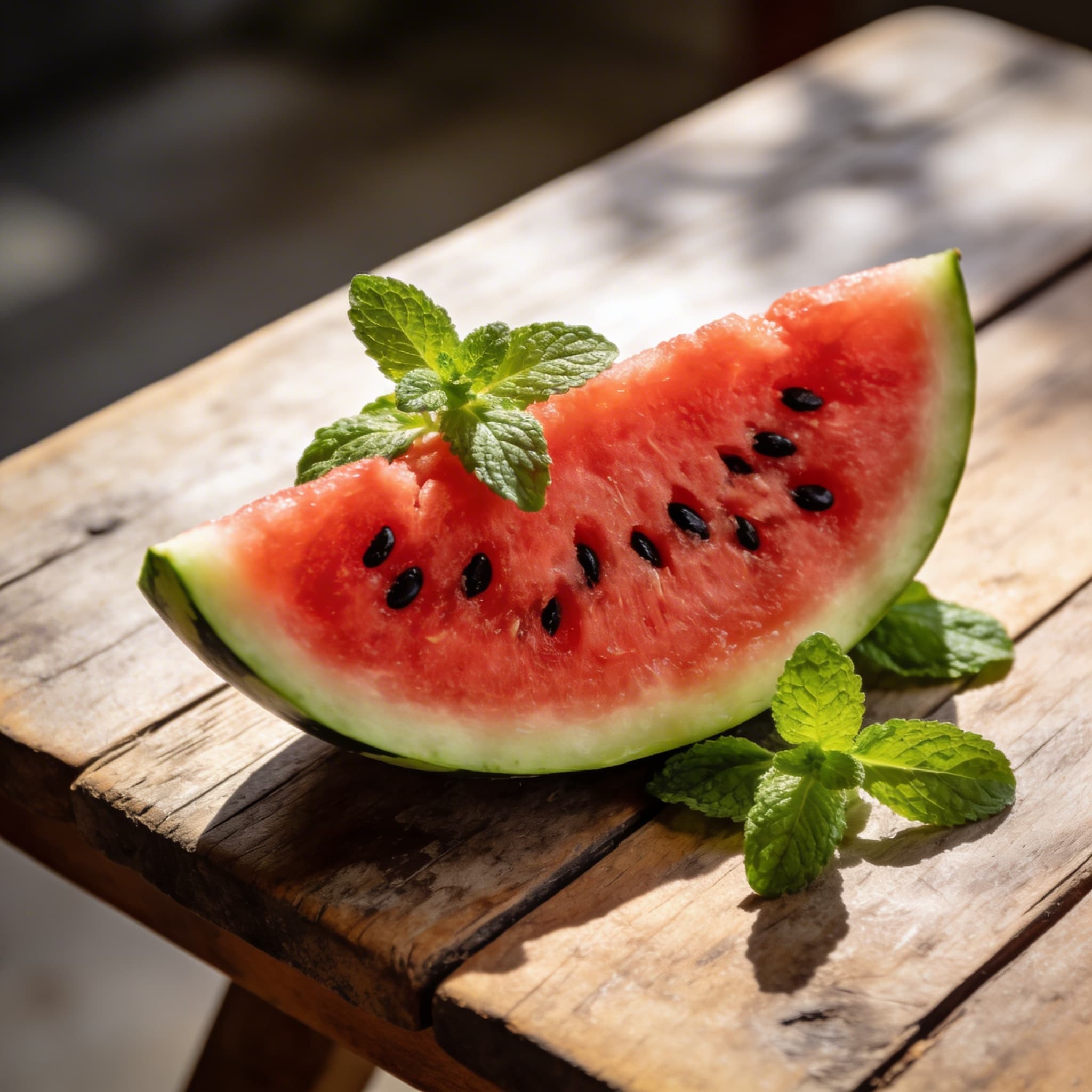Frische saftige Wassermelone