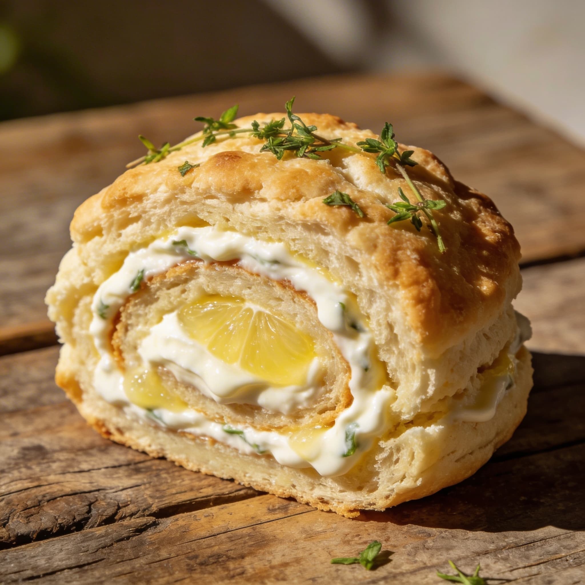 Erfrischende Joghurt-Zitronen-Rolle