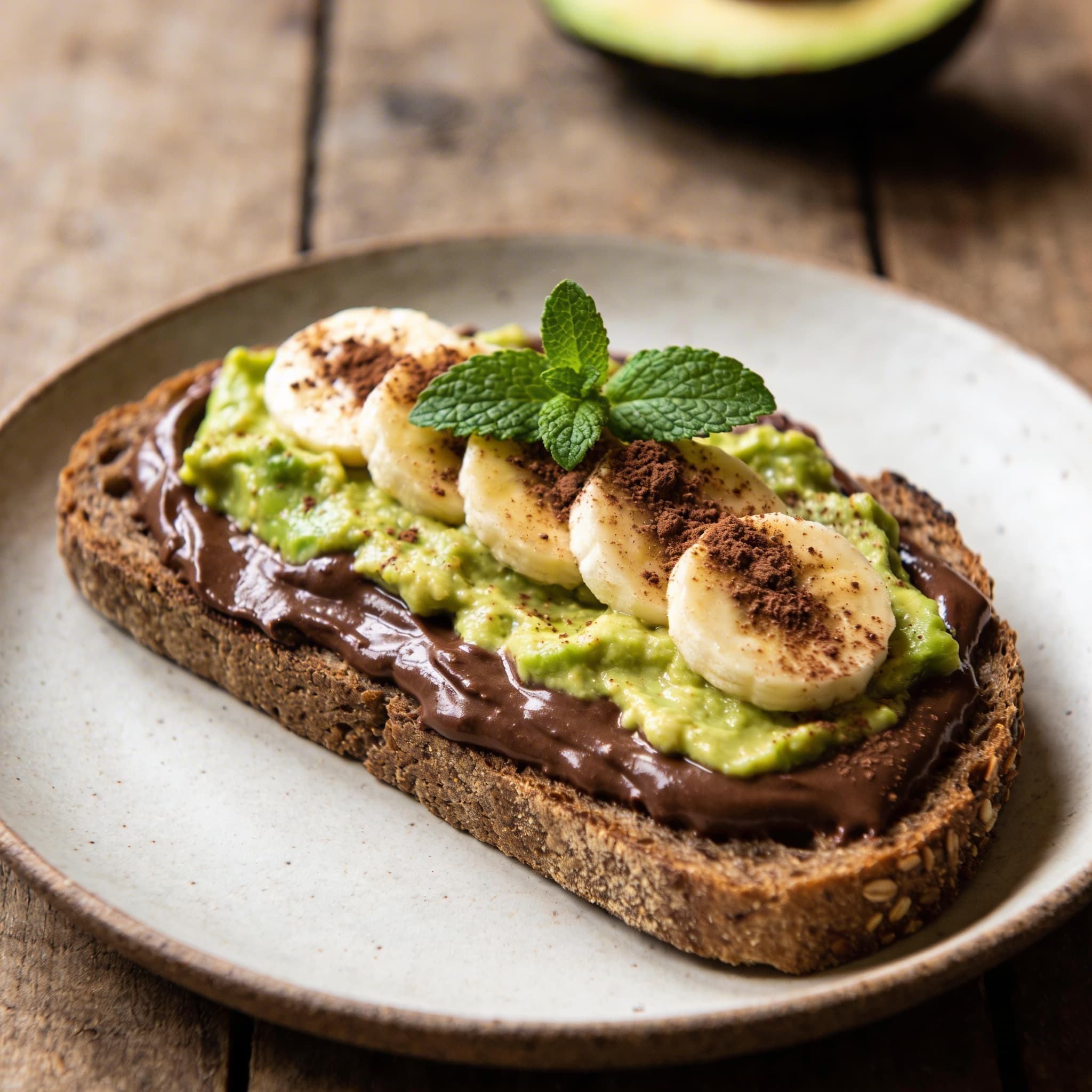 Cremiger Avocado Schokoaufstrich