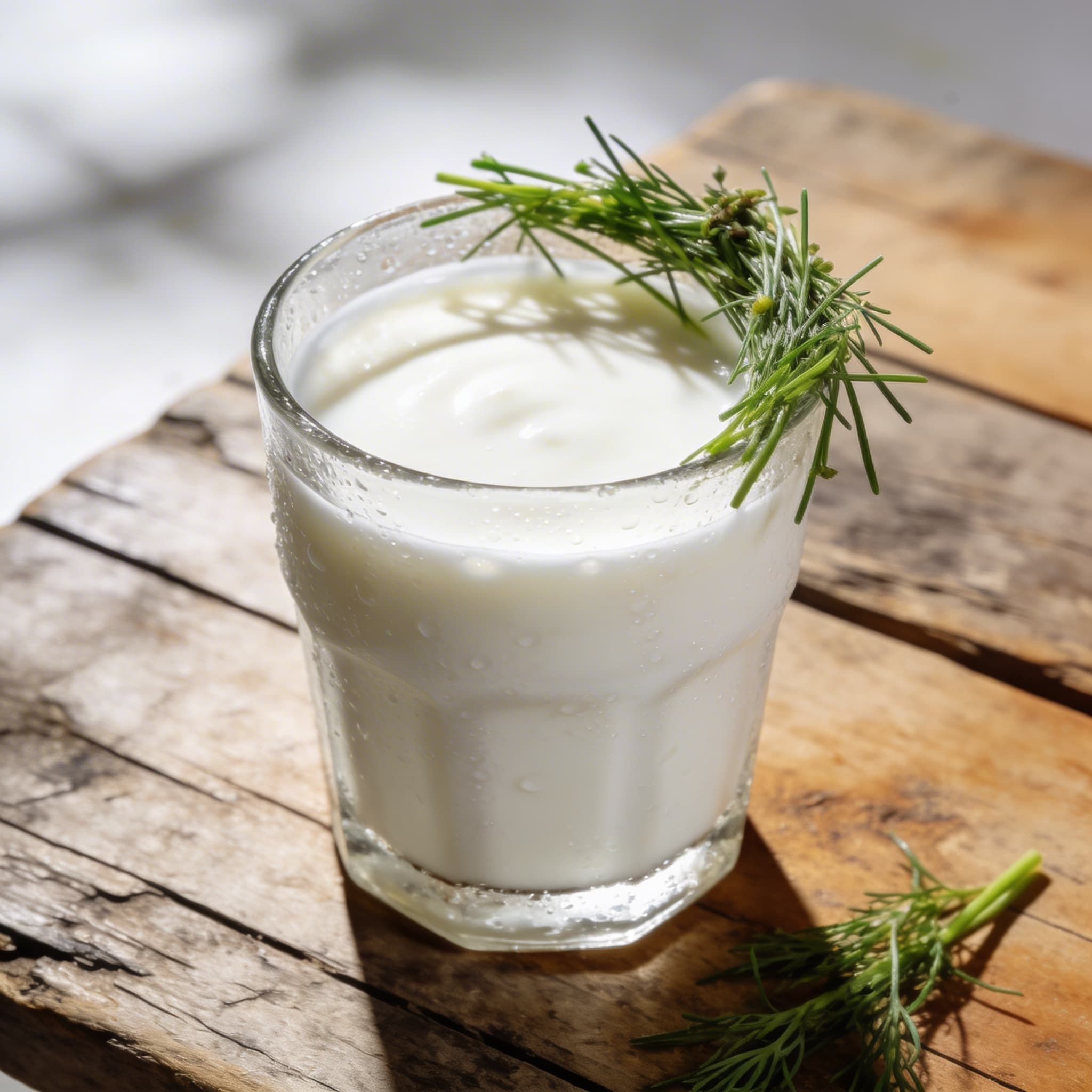 Frische Reine Buttermilch