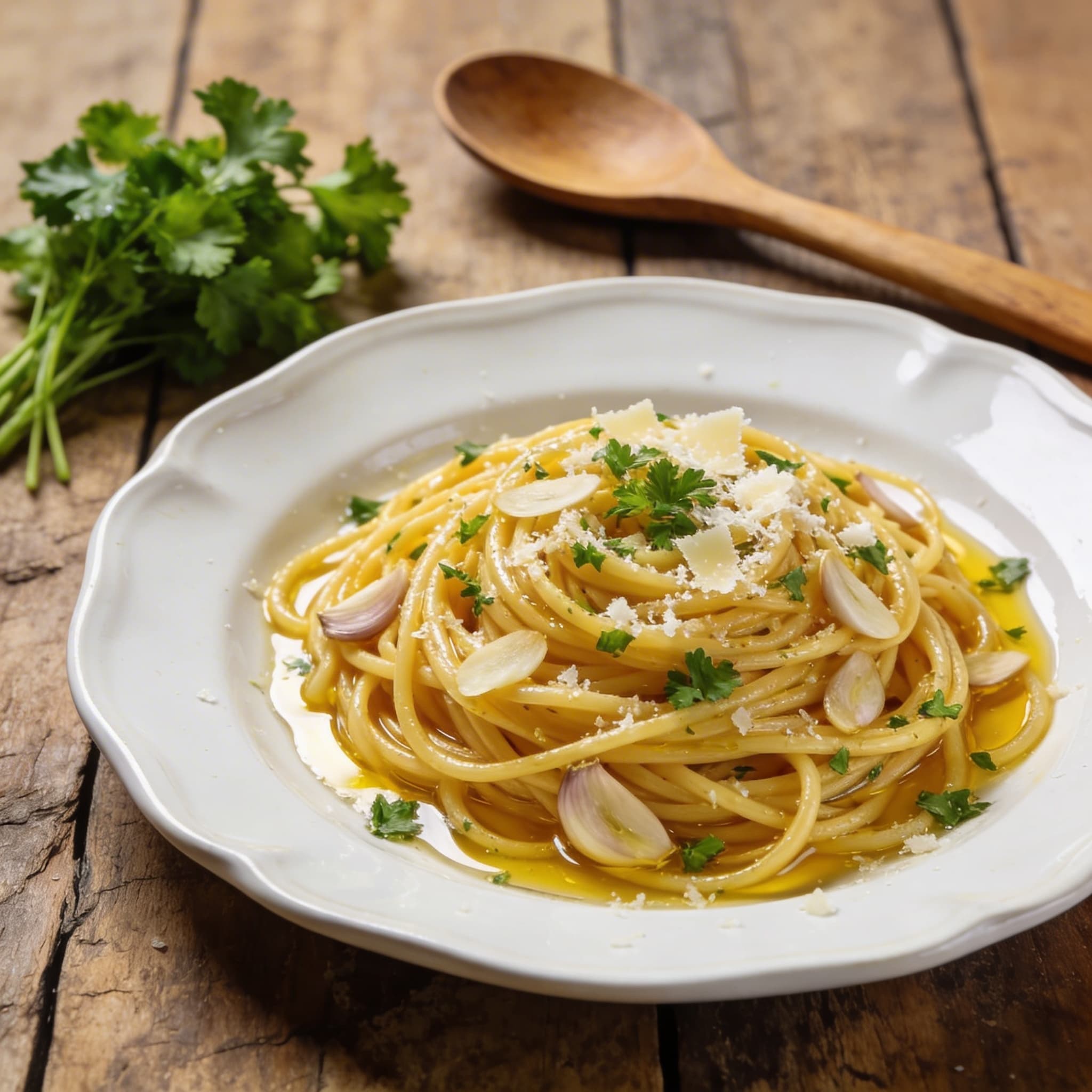 Klassische Spaghetti Aglio e Olio