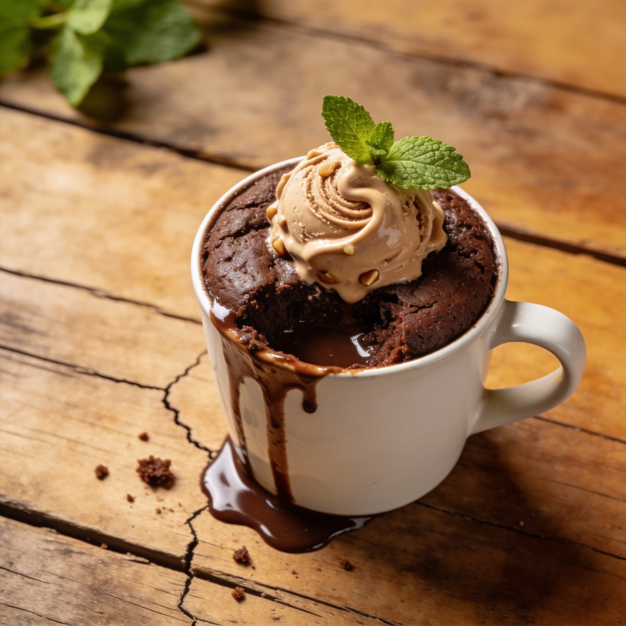 Schneller Schokokuchen aus der Tasse