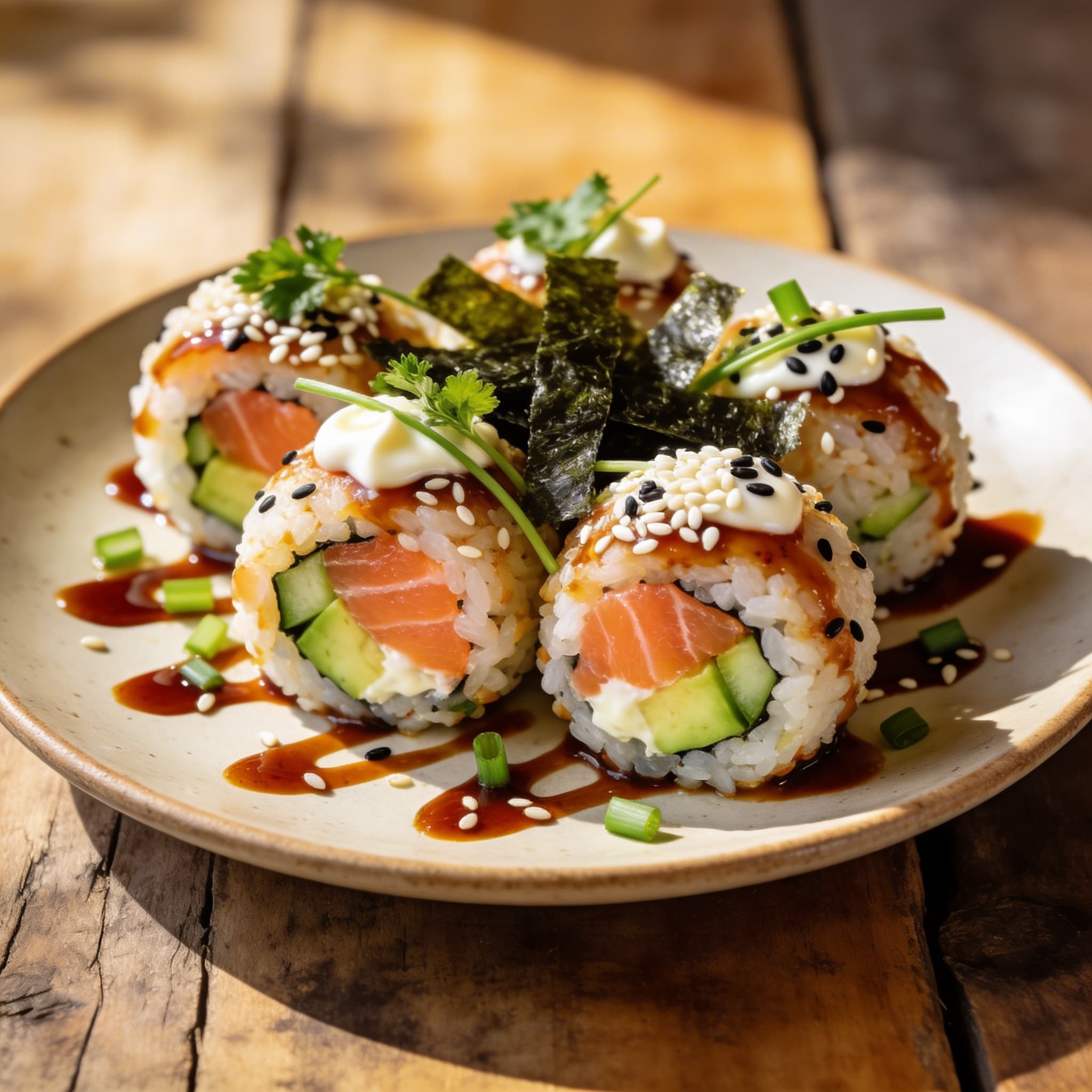 California-Style Sushi-Balls