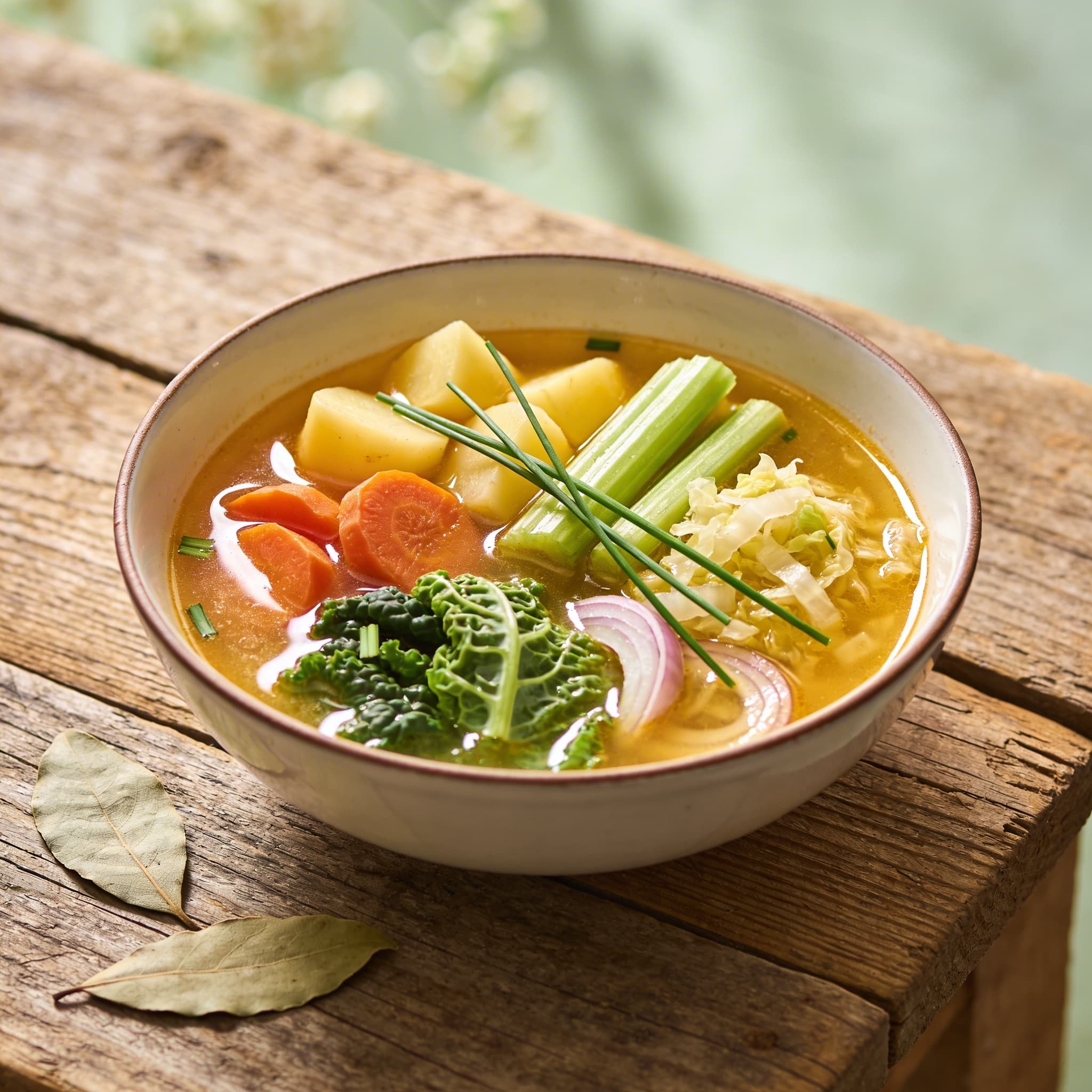 Wärmende Wirsing Gemüsesuppe