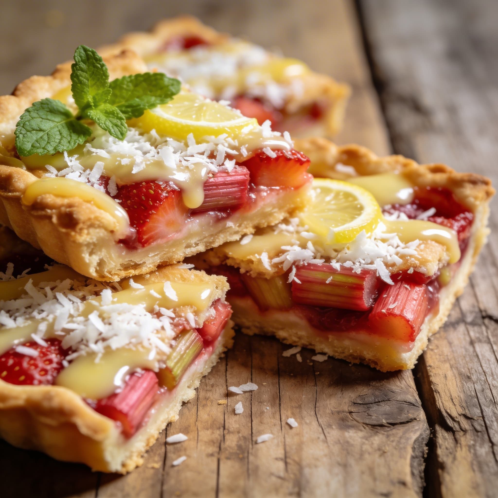 Fruchtige Kokos-Schnitten backen